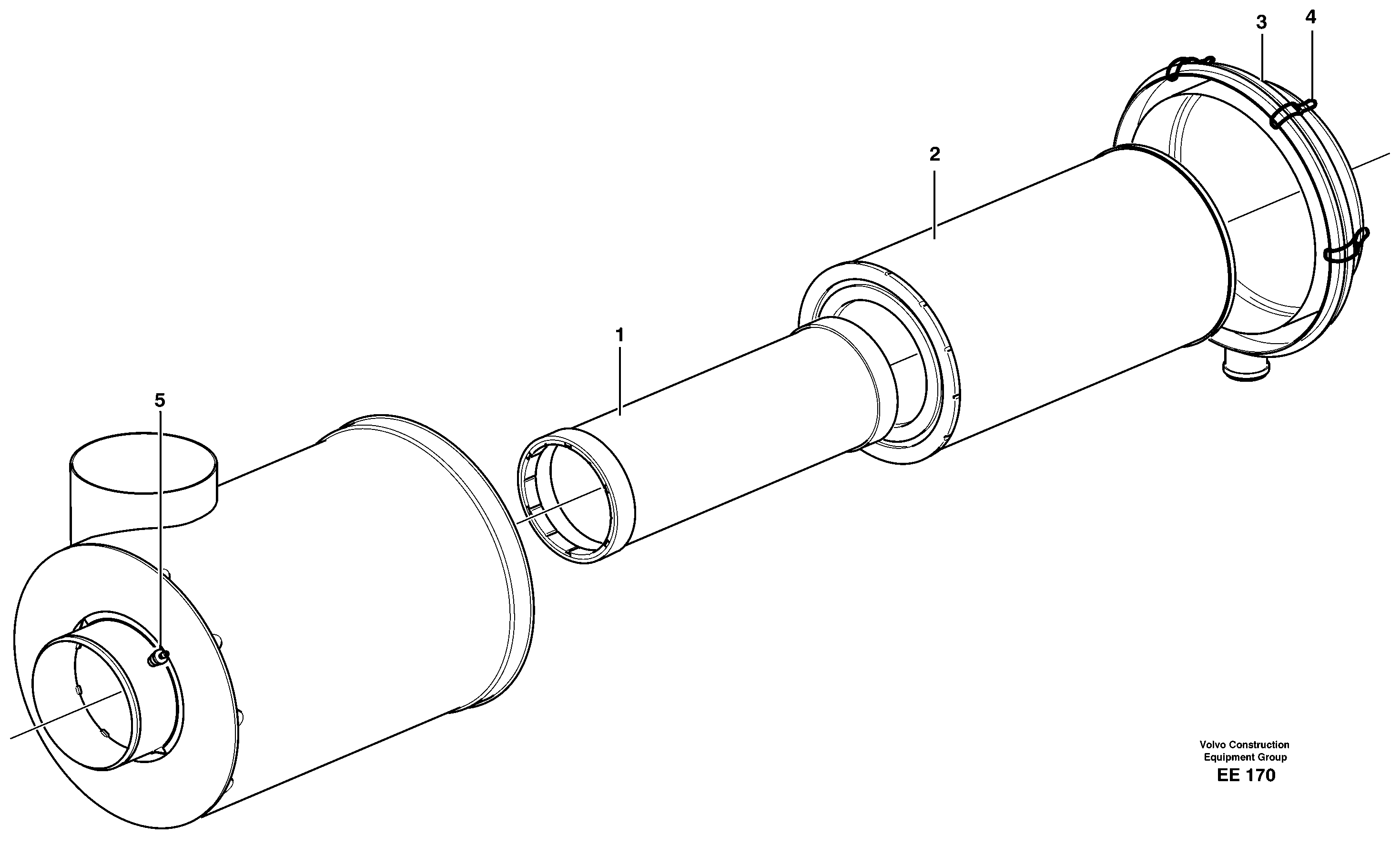 Air filter  STD, 33361 IRAN — volvo parts diagram