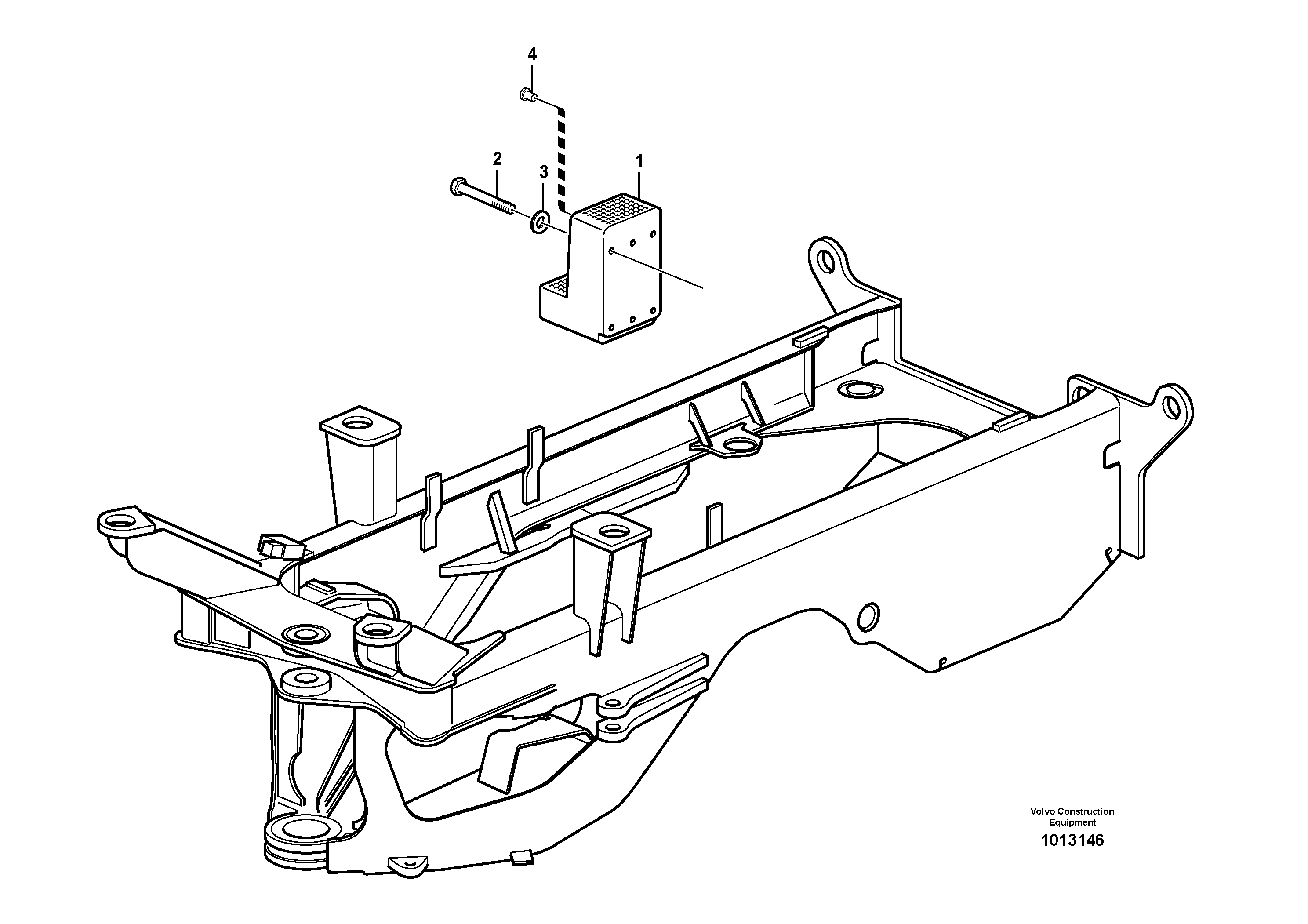Counterweight  80253 — volvo parts diagram