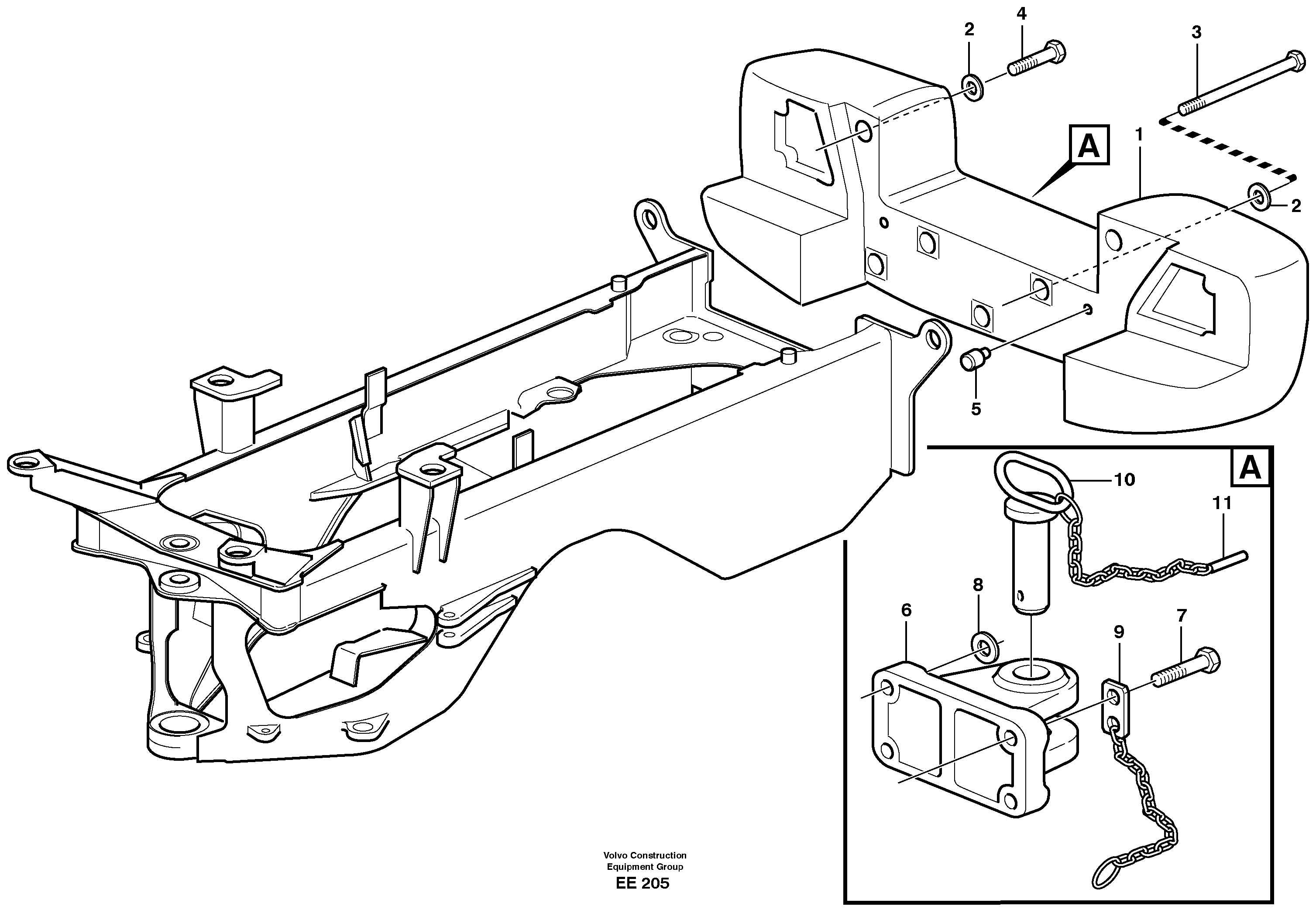 Counterweight — volvo parts diagram