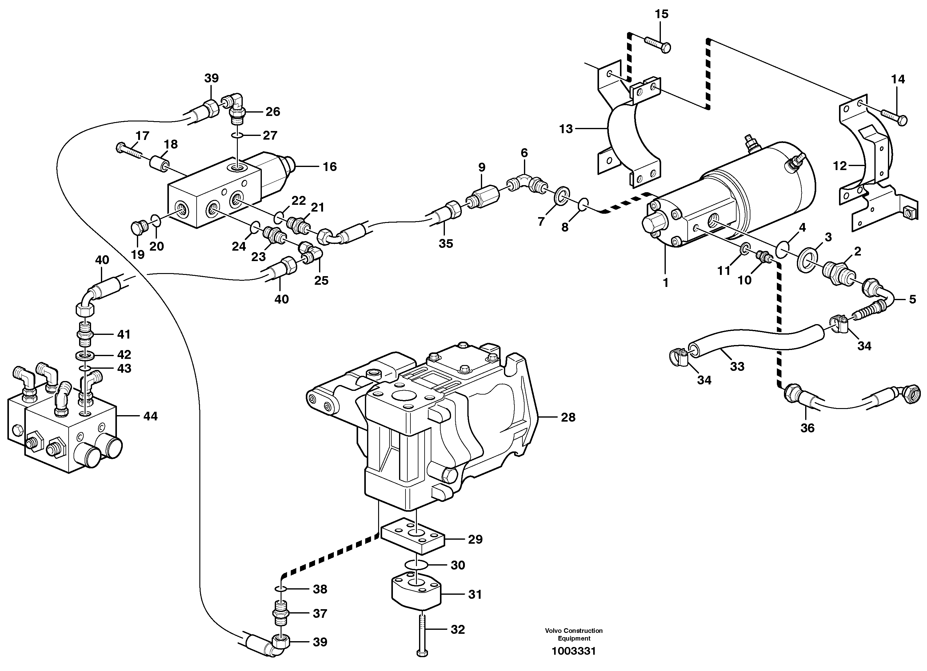 Auxiliary steering system  80261 — volvo parts diagram