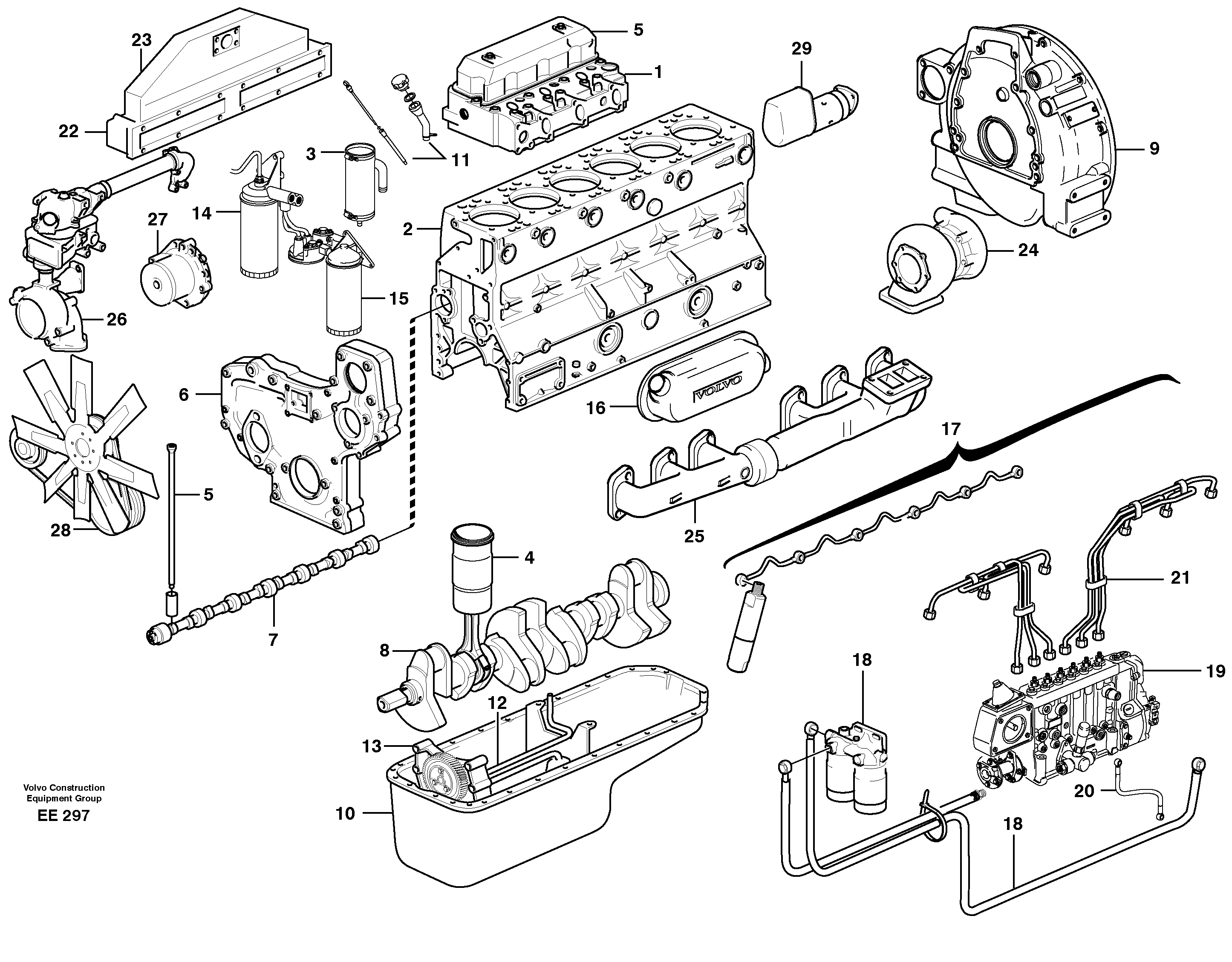 Engine  STD, 33361 IRAN — volvo parts diagram