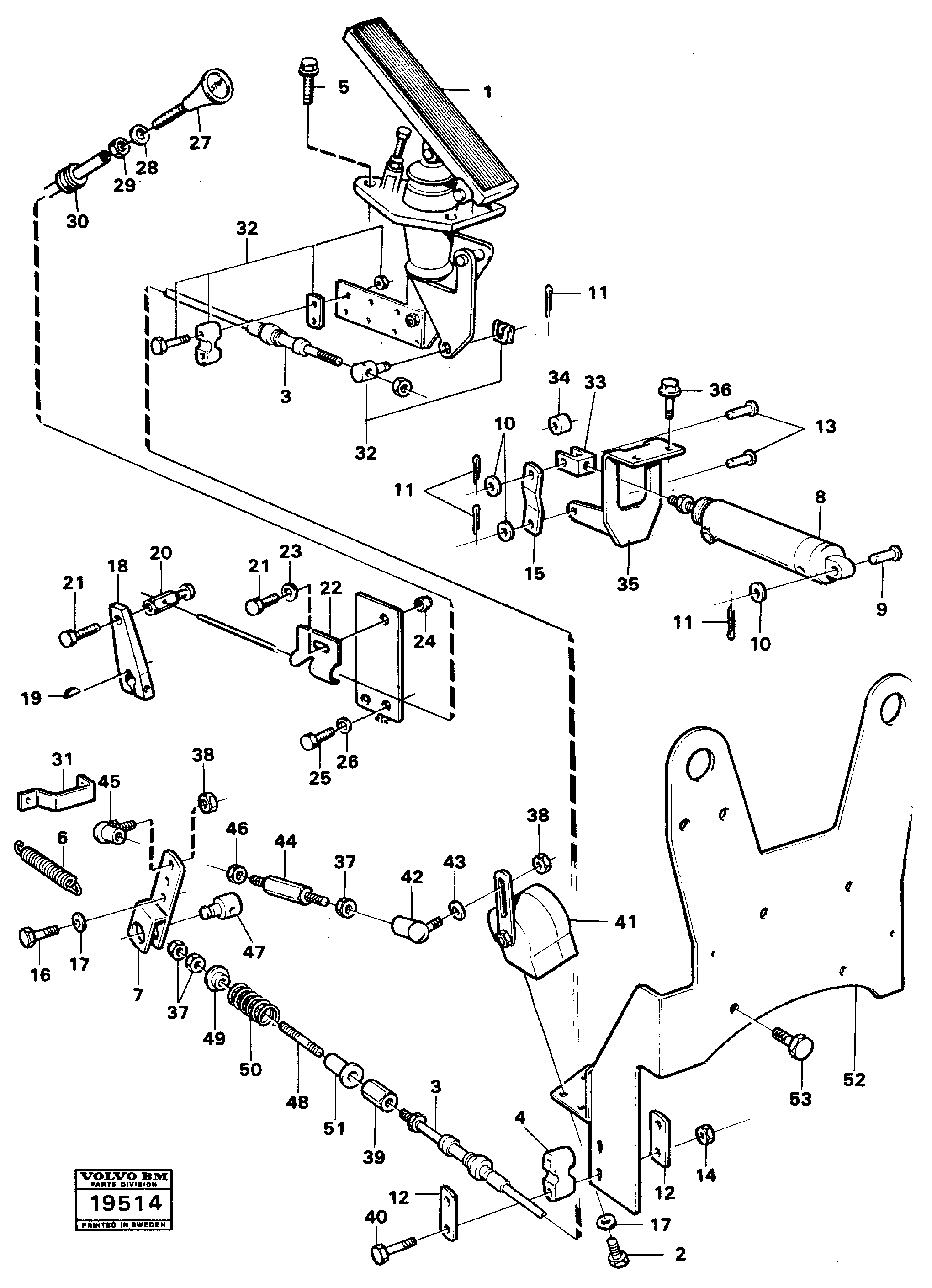 Regulator control — volvo parts diagram