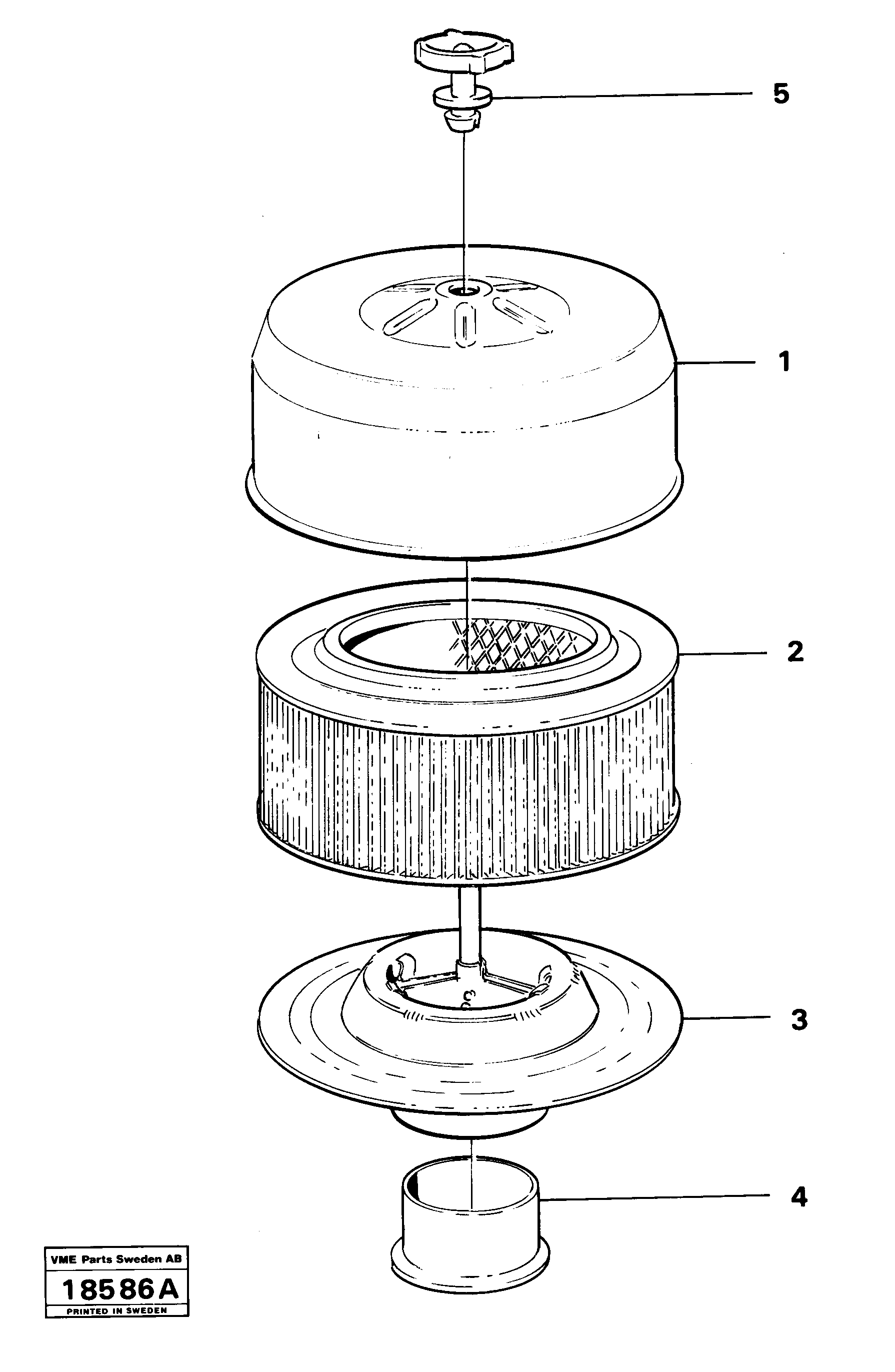 Filter — volvo parts diagram