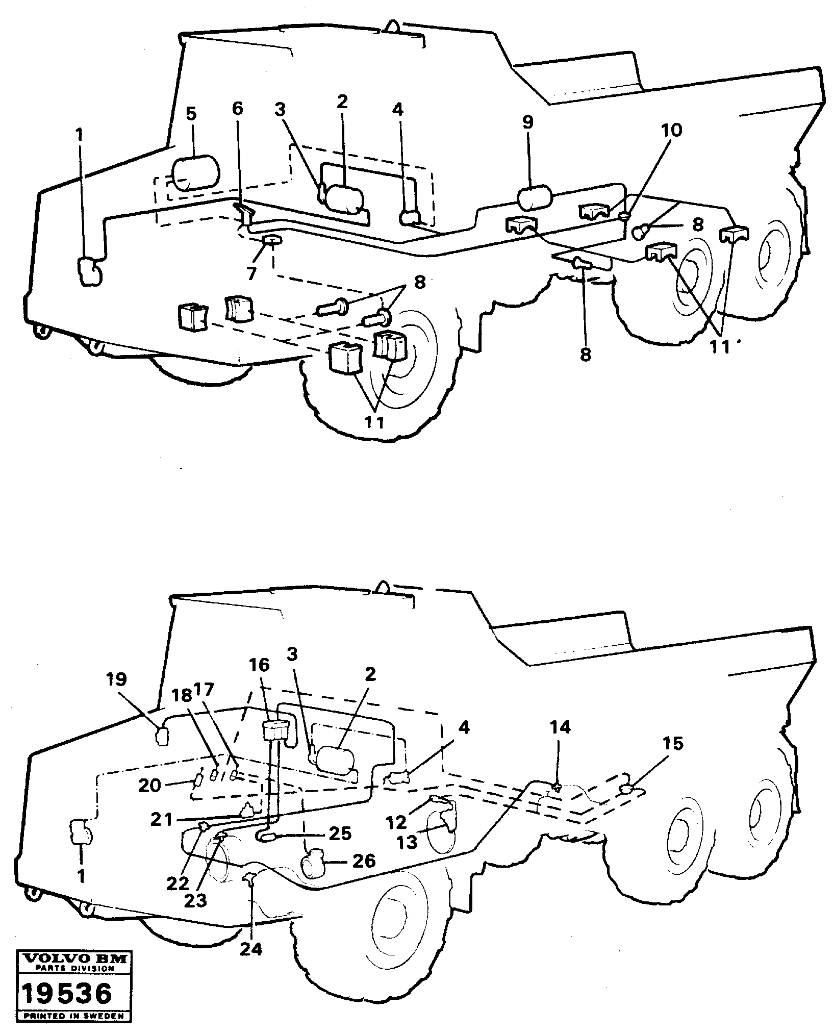 Pneumatic system — volvo parts diagram