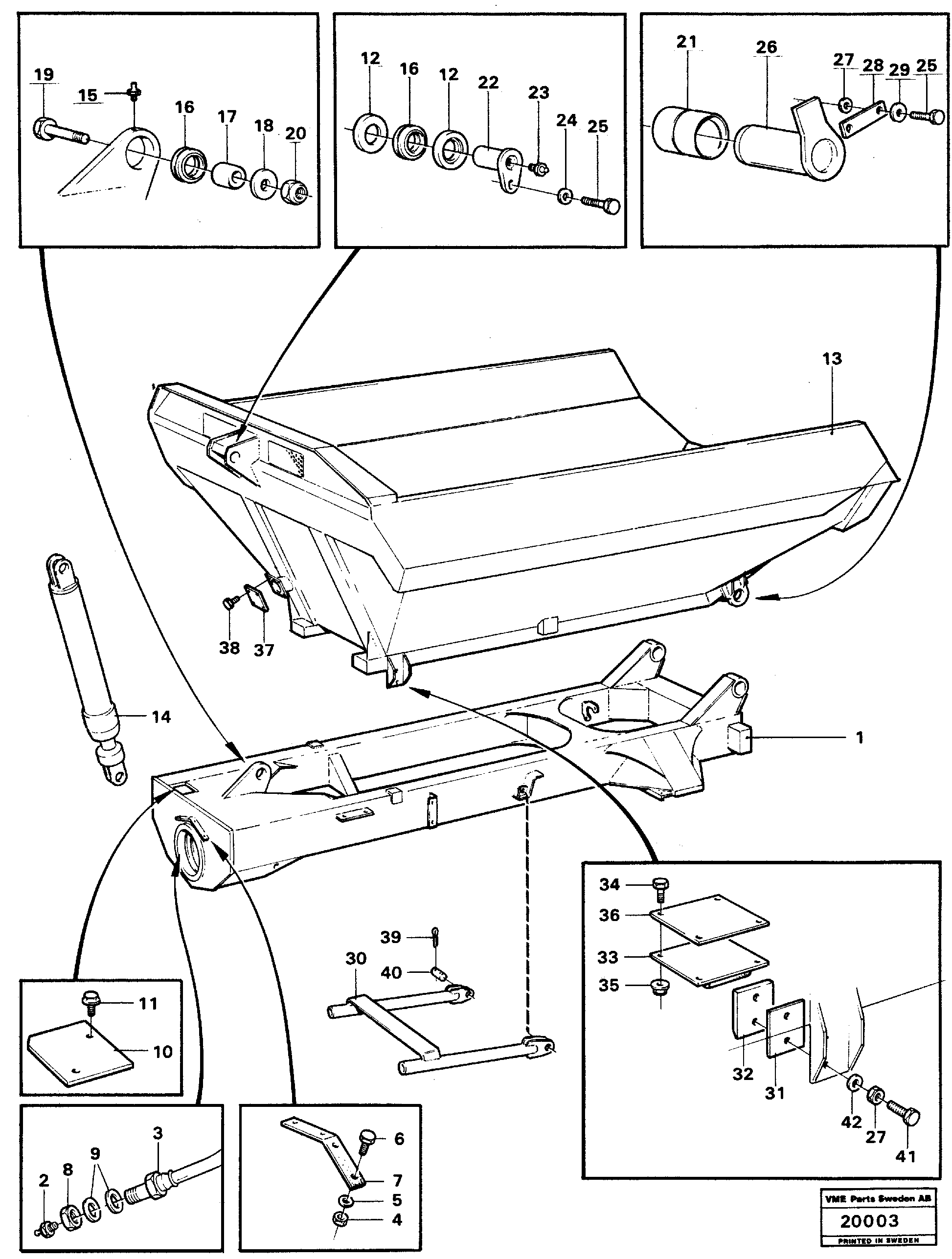 Trailer and body 4 X 4 — volvo parts diagram