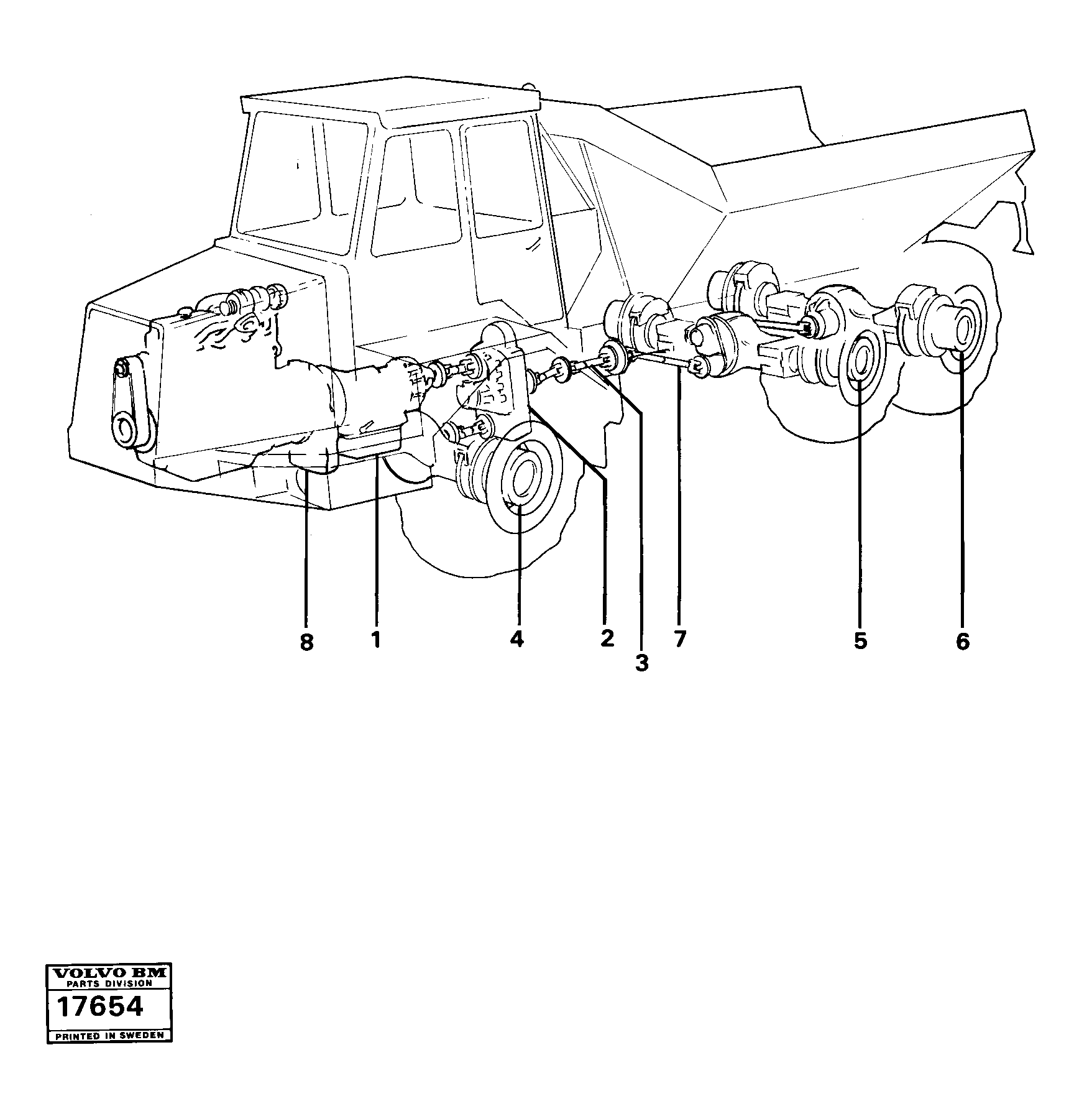 Power transmission — volvo parts diagram