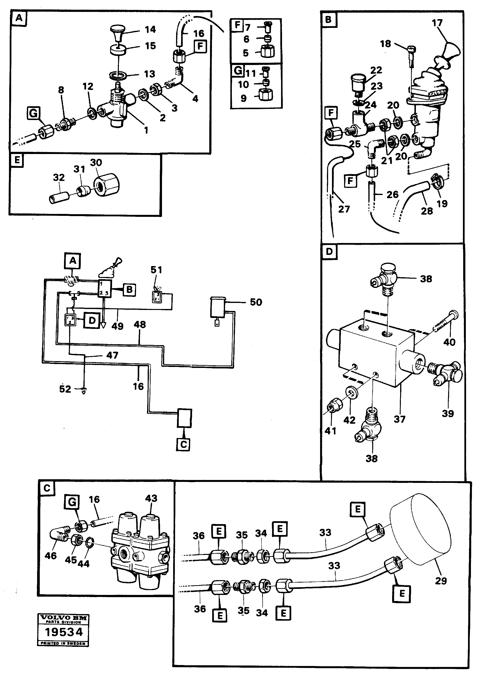 Feed lines — volvo parts diagram