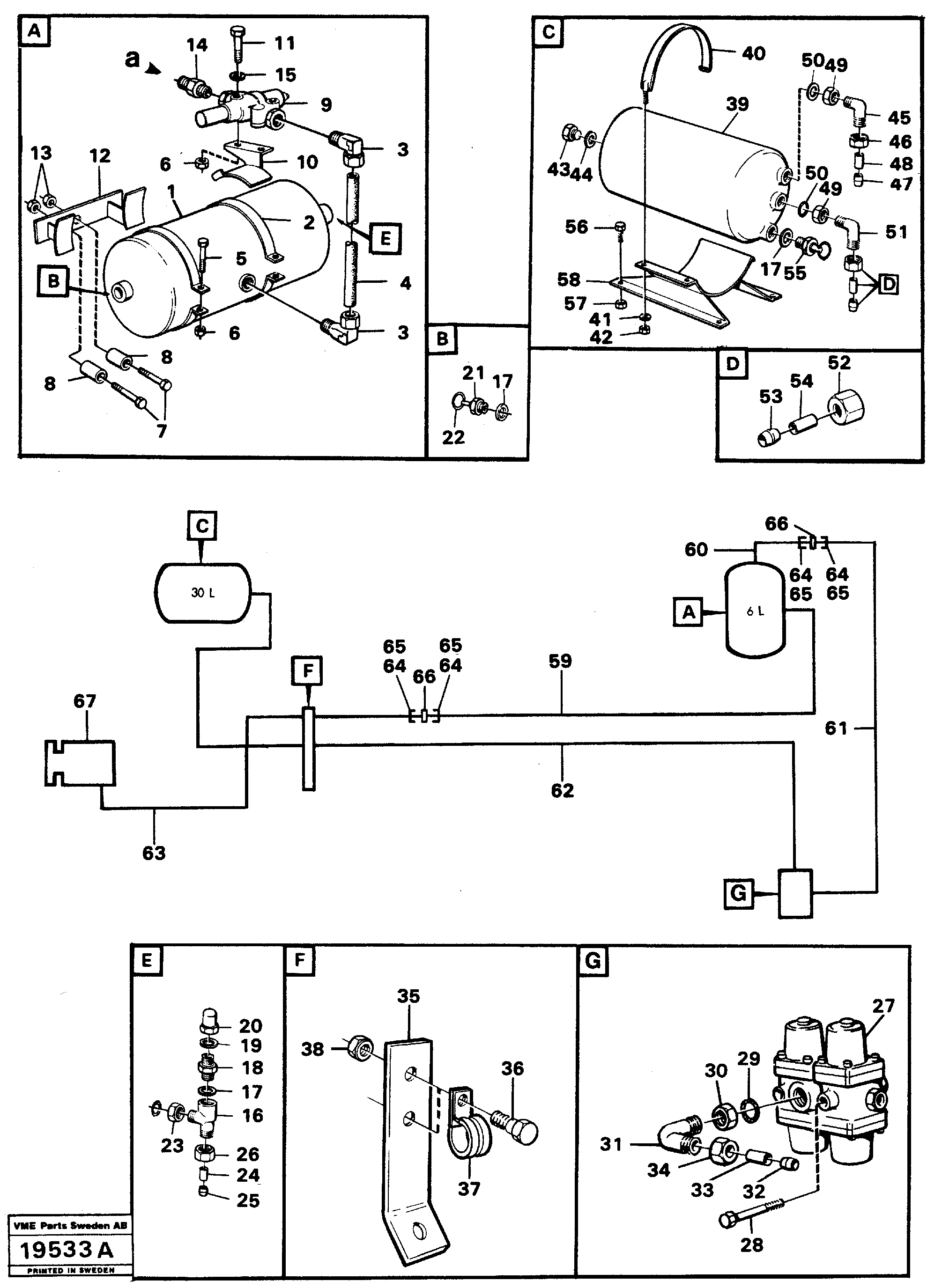 Feed lines — volvo parts diagram