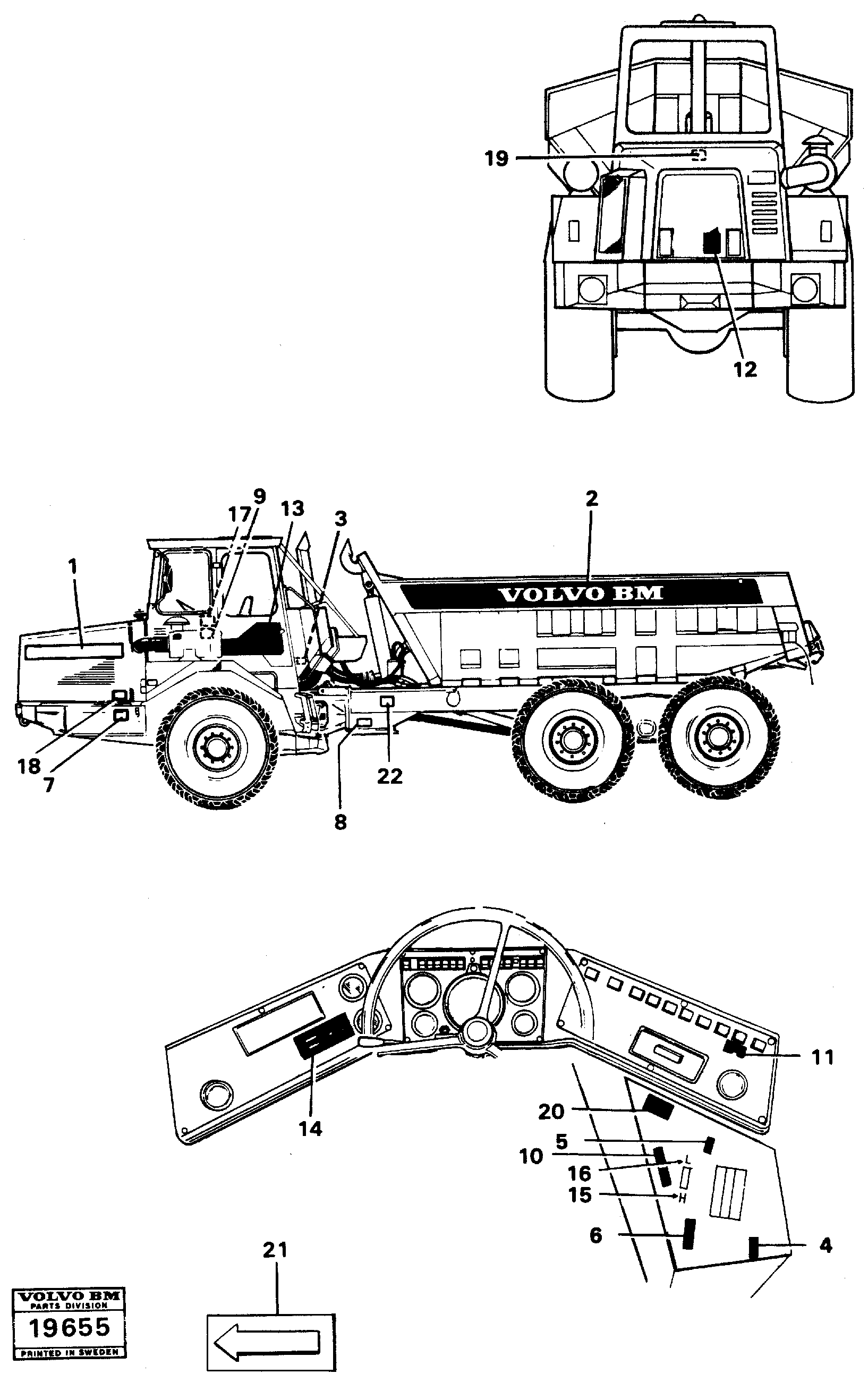 Decals — volvo parts diagram