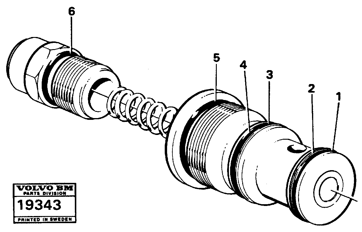 Check valve — volvo parts diagram