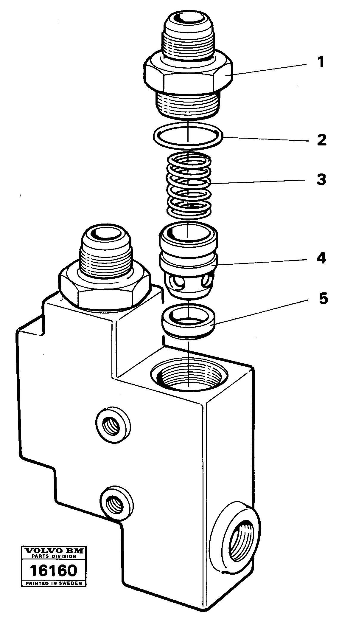 Check valve — volvo parts diagram