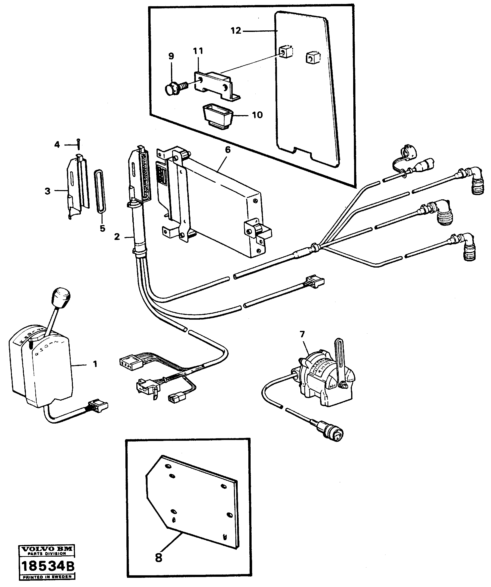 Peripherie parts — volvo parts diagram