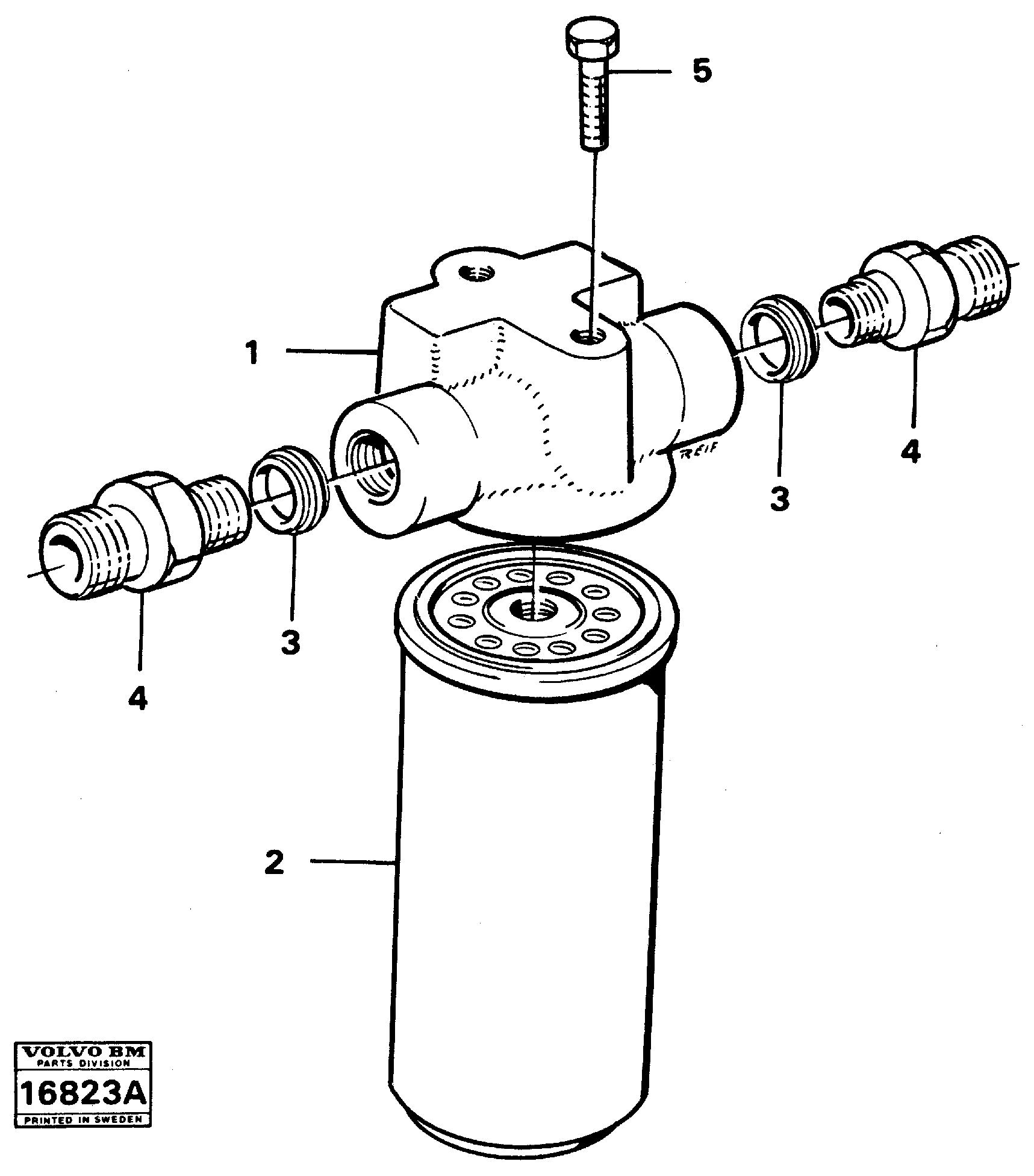 Oil filter — volvo parts diagram