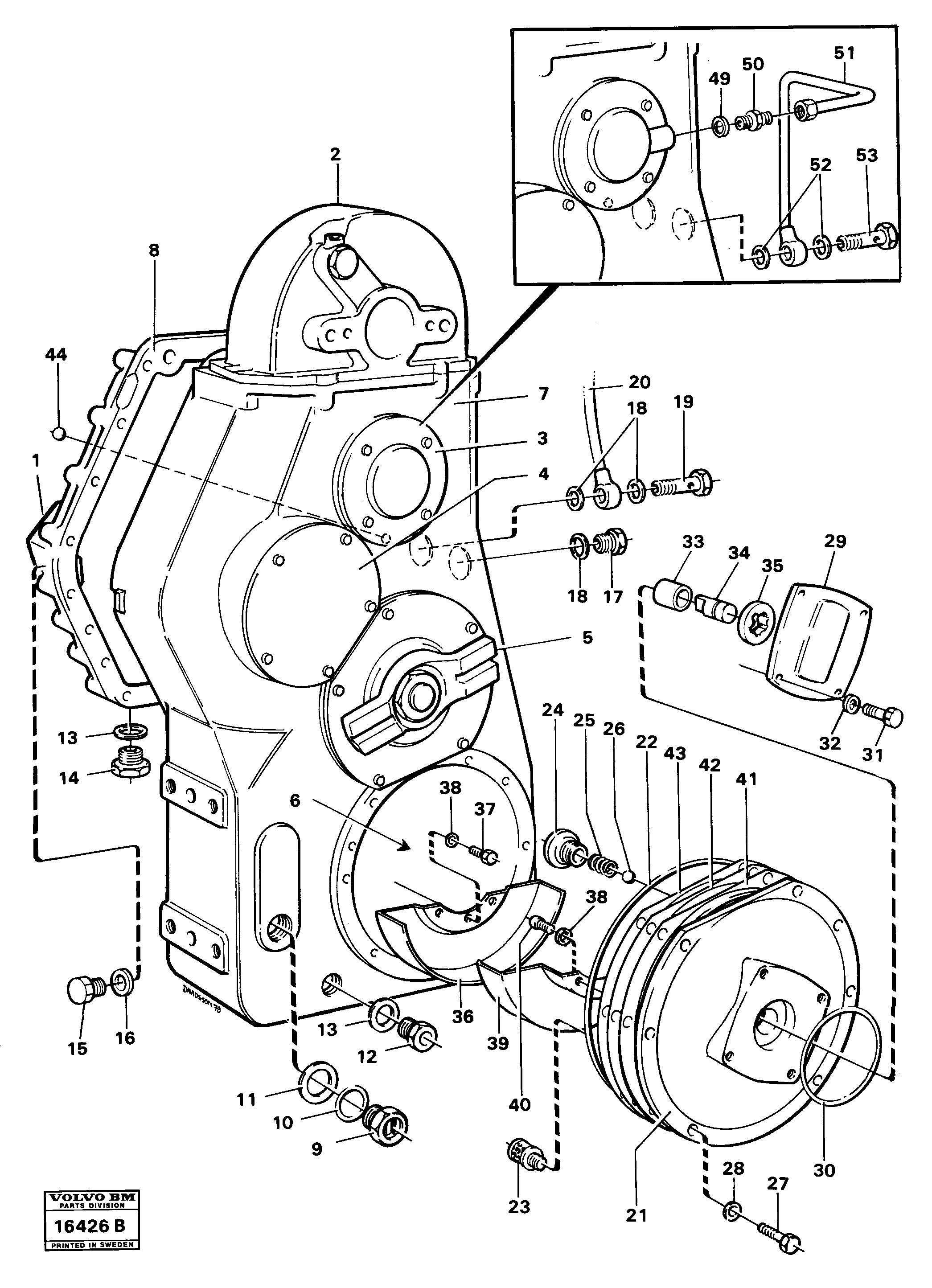 Drop box fl 652 b Prod Nr 30848 — volvo parts diagram
