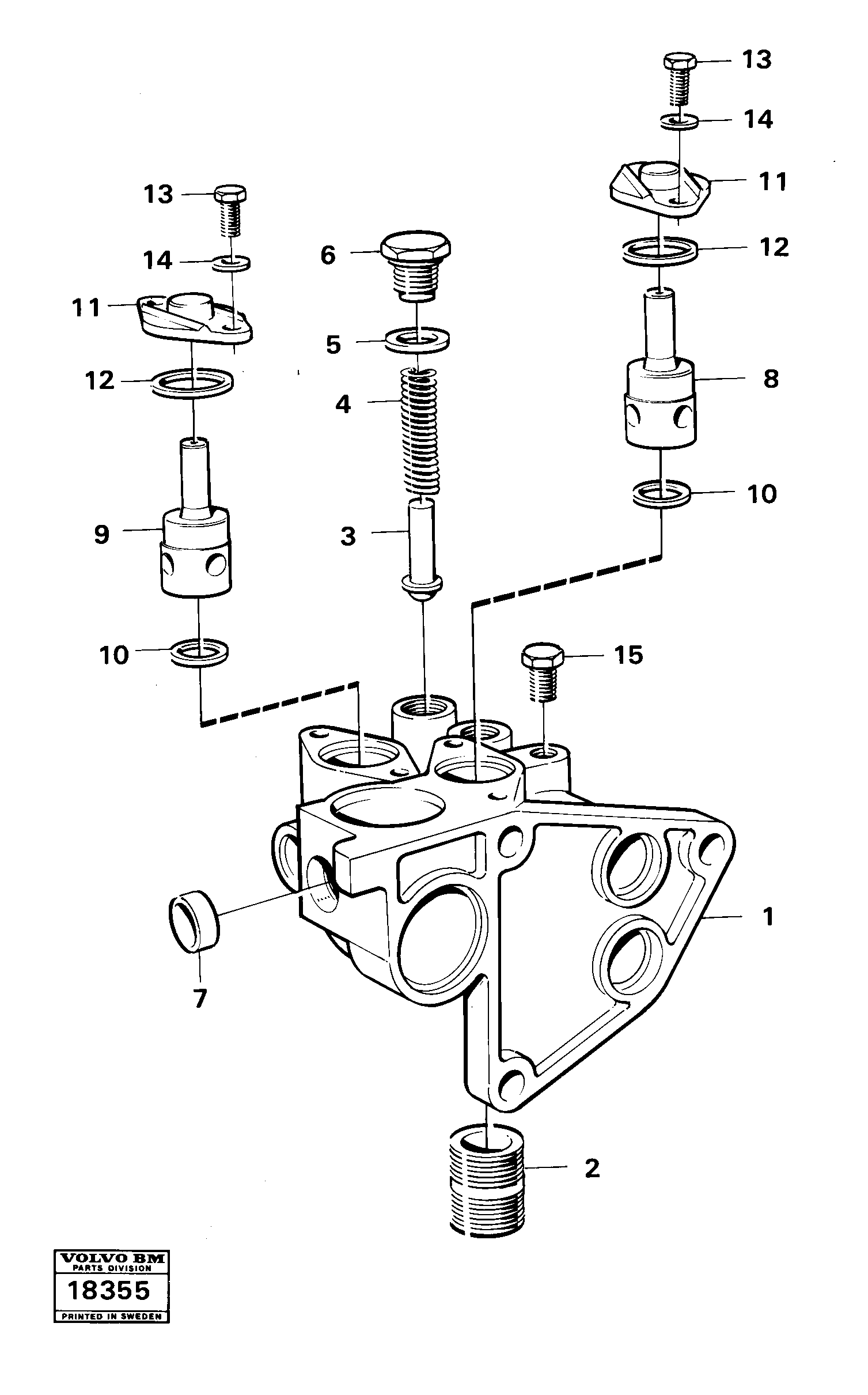 Housing-oilfilter — volvo parts diagram