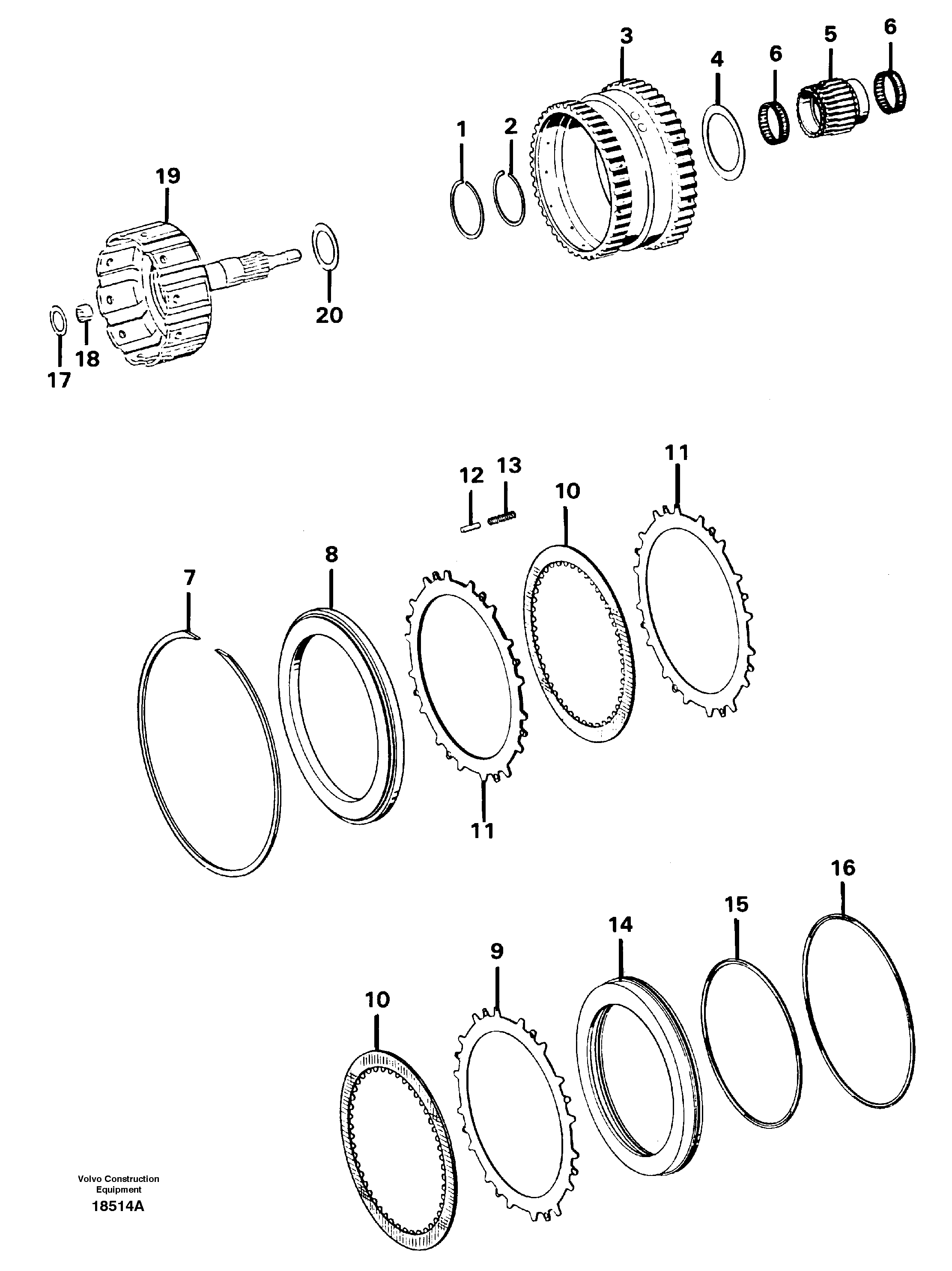 Clutch d — volvo parts diagram