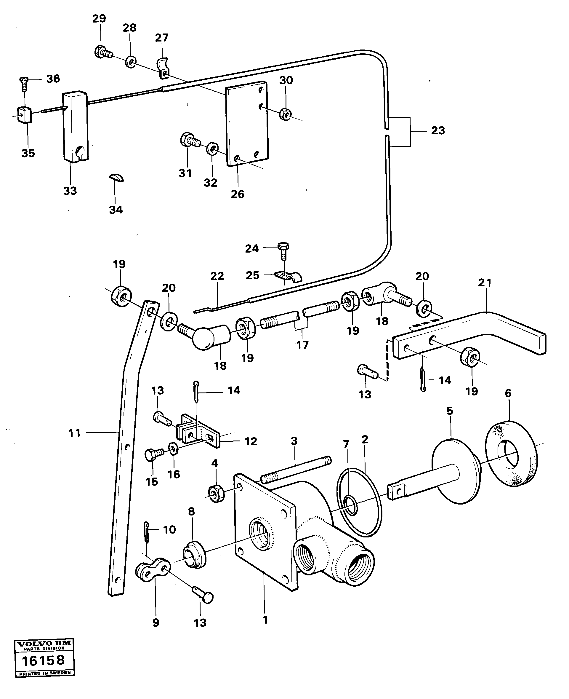 Shut-off valve — volvo parts diagram