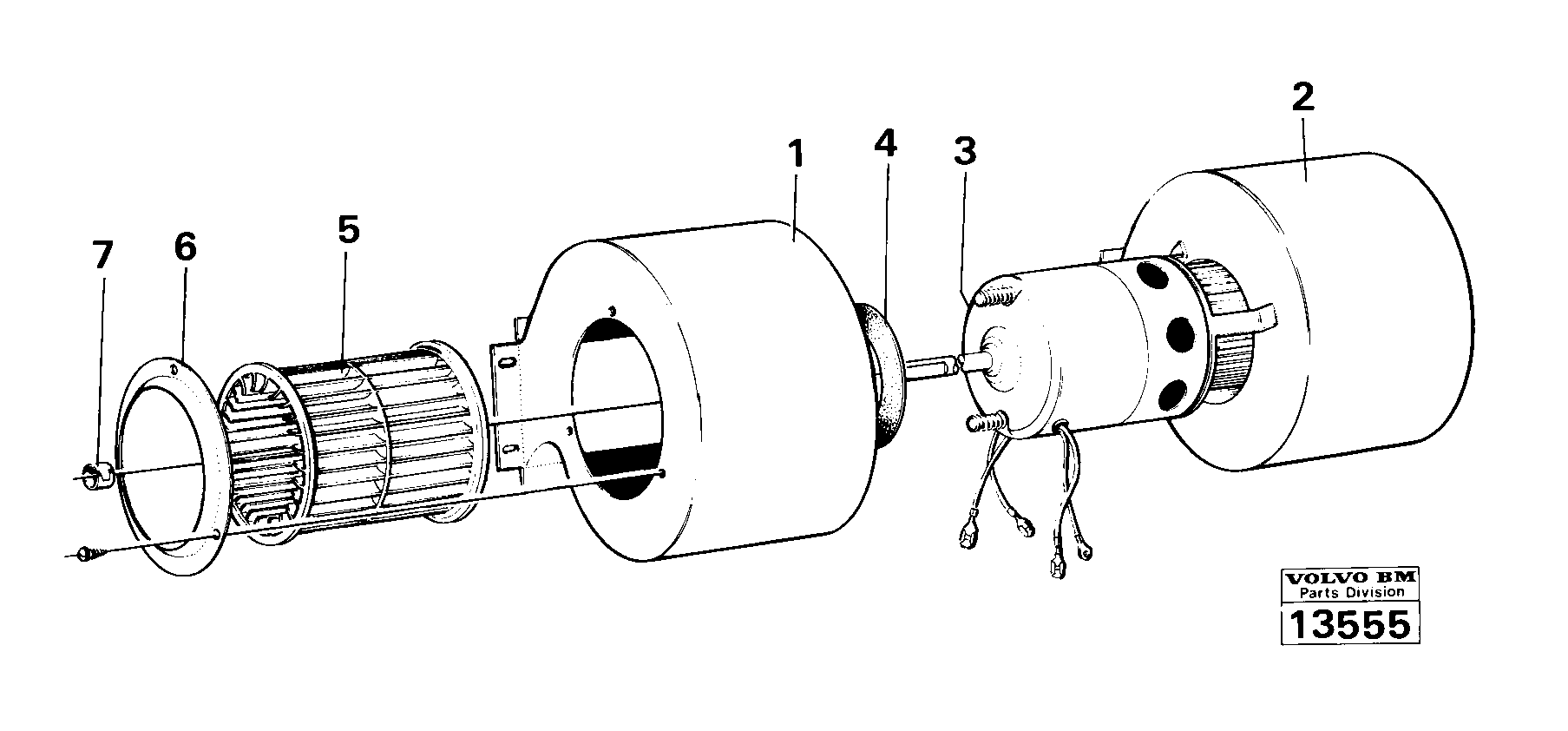 Fan — volvo parts diagram