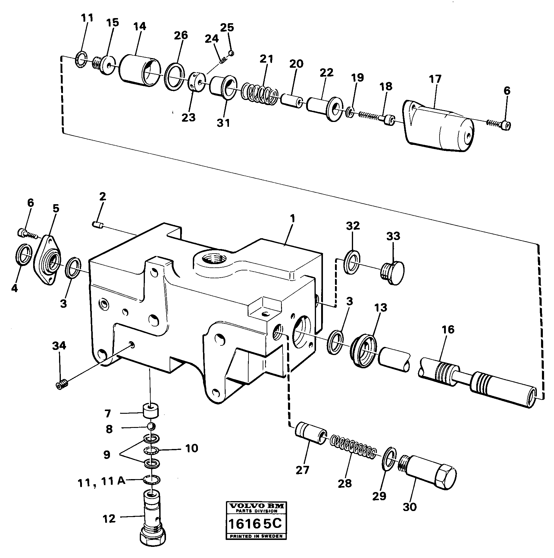 Tip valve — volvo parts diagram