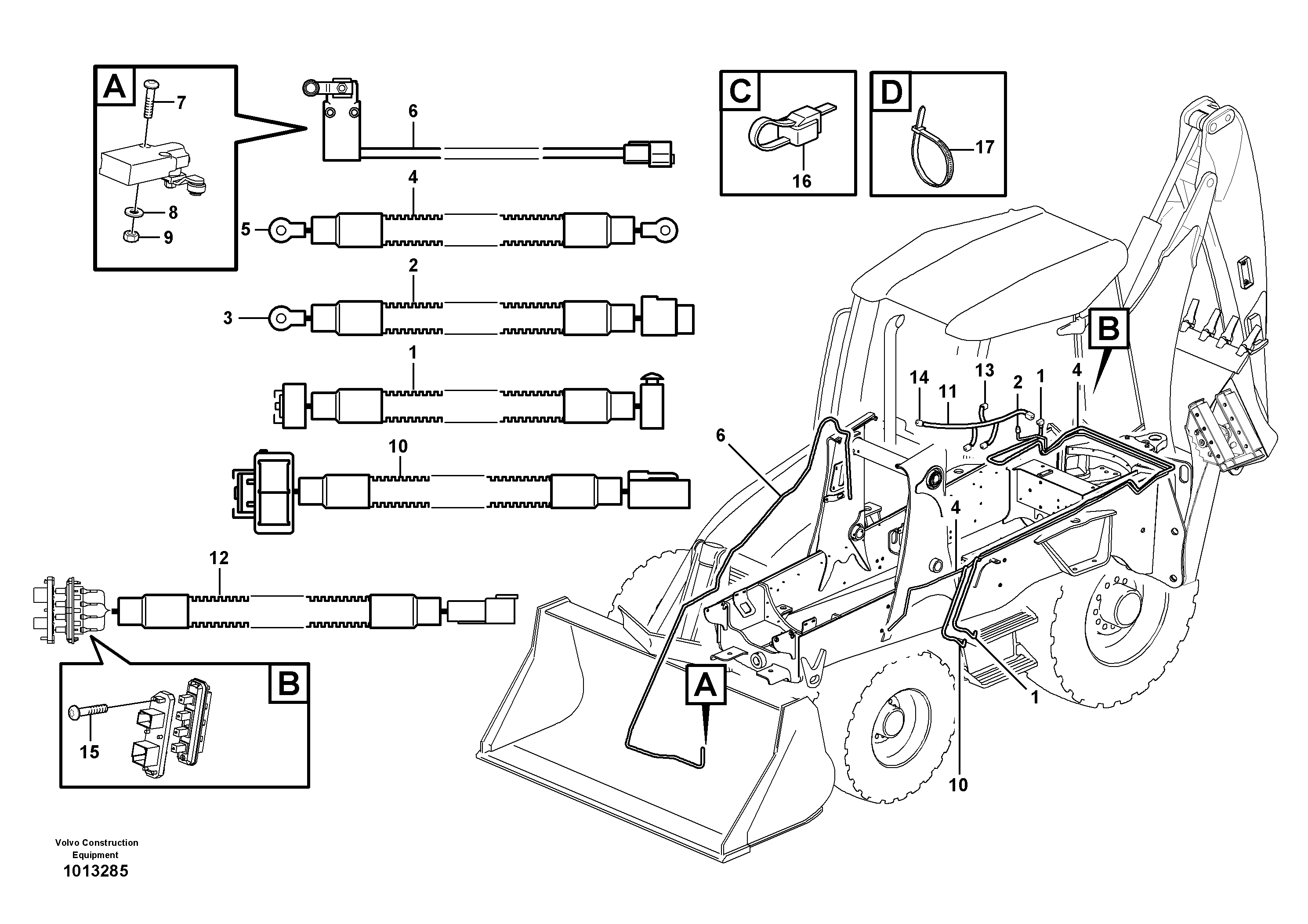 Other cables — volvo parts diagram