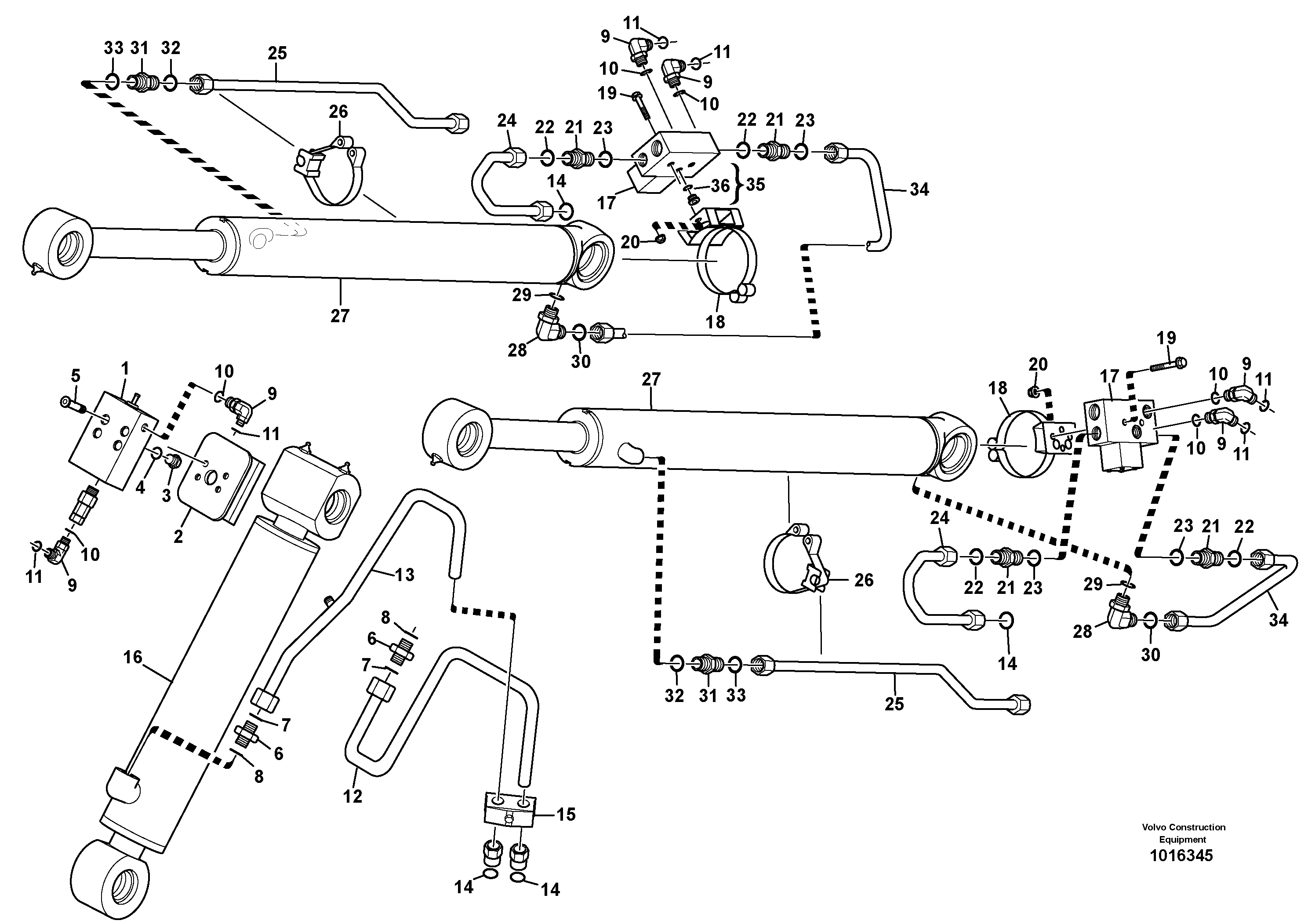 Safety valve loader  11891151 — volvo parts diagram