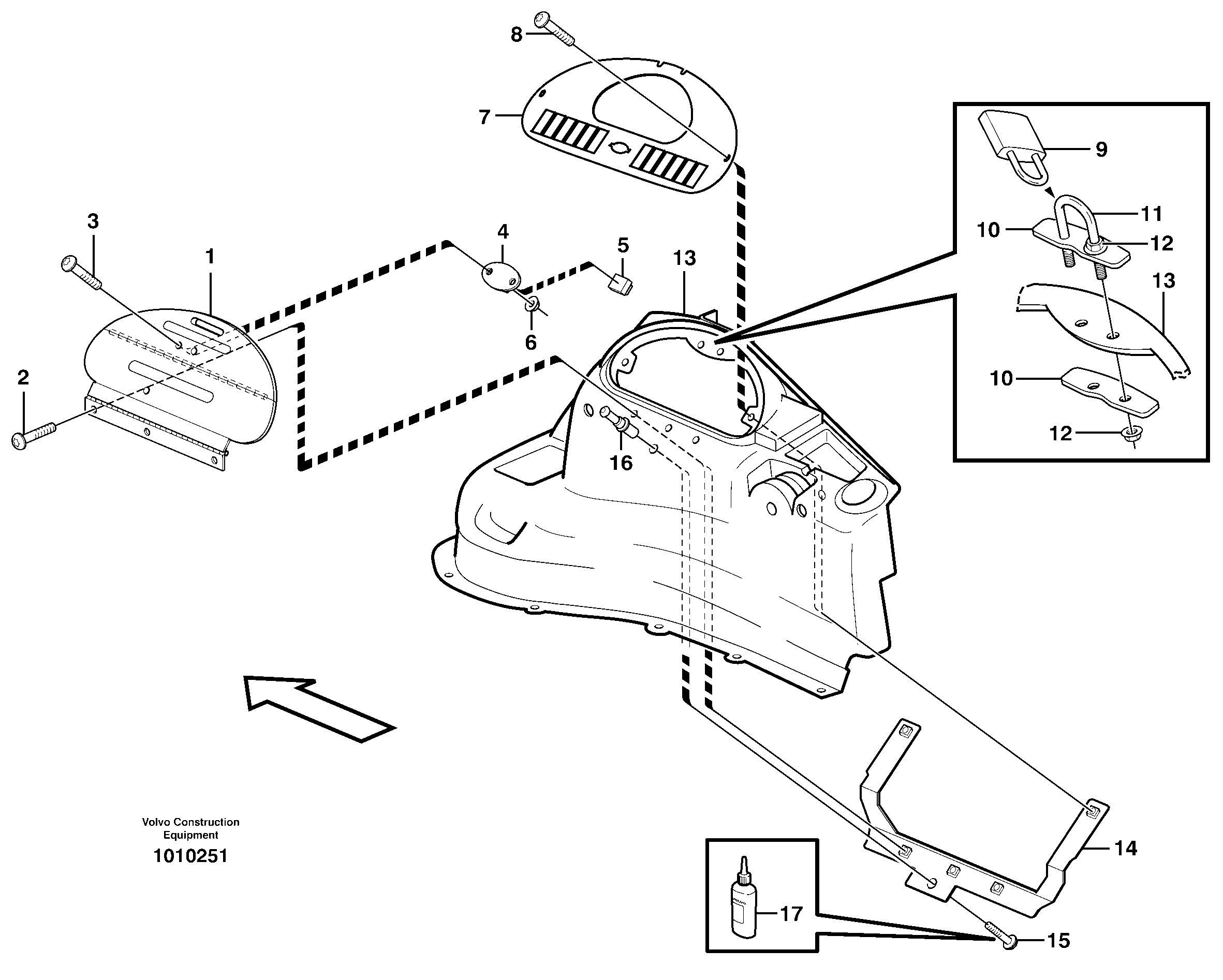 Vandalism kit  11298032 — volvo parts diagram
