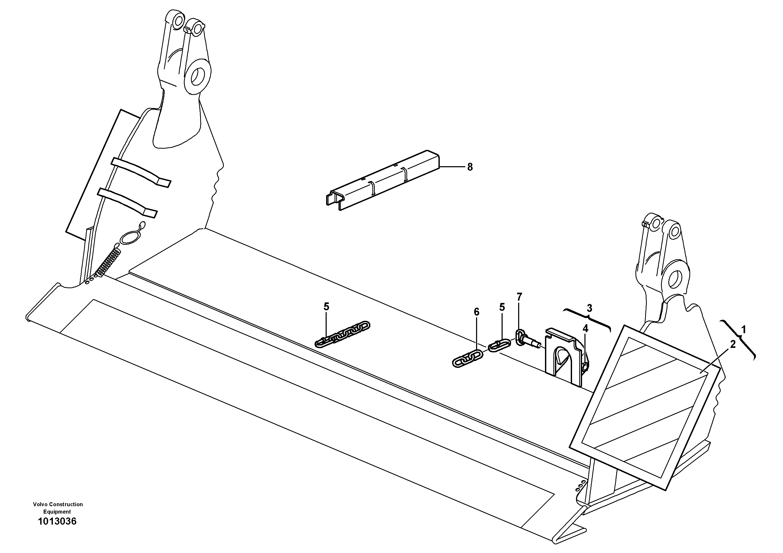 Legal kit for Italy  11891002 — volvo parts diagram