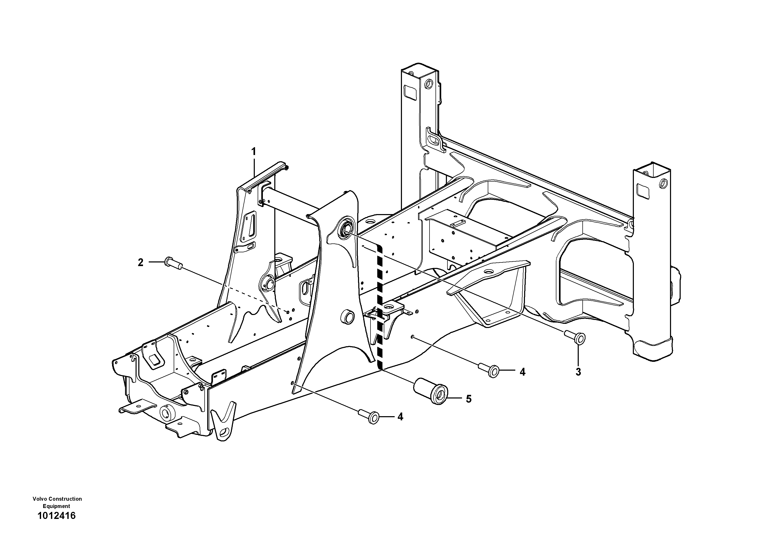 Frame — volvo parts diagram