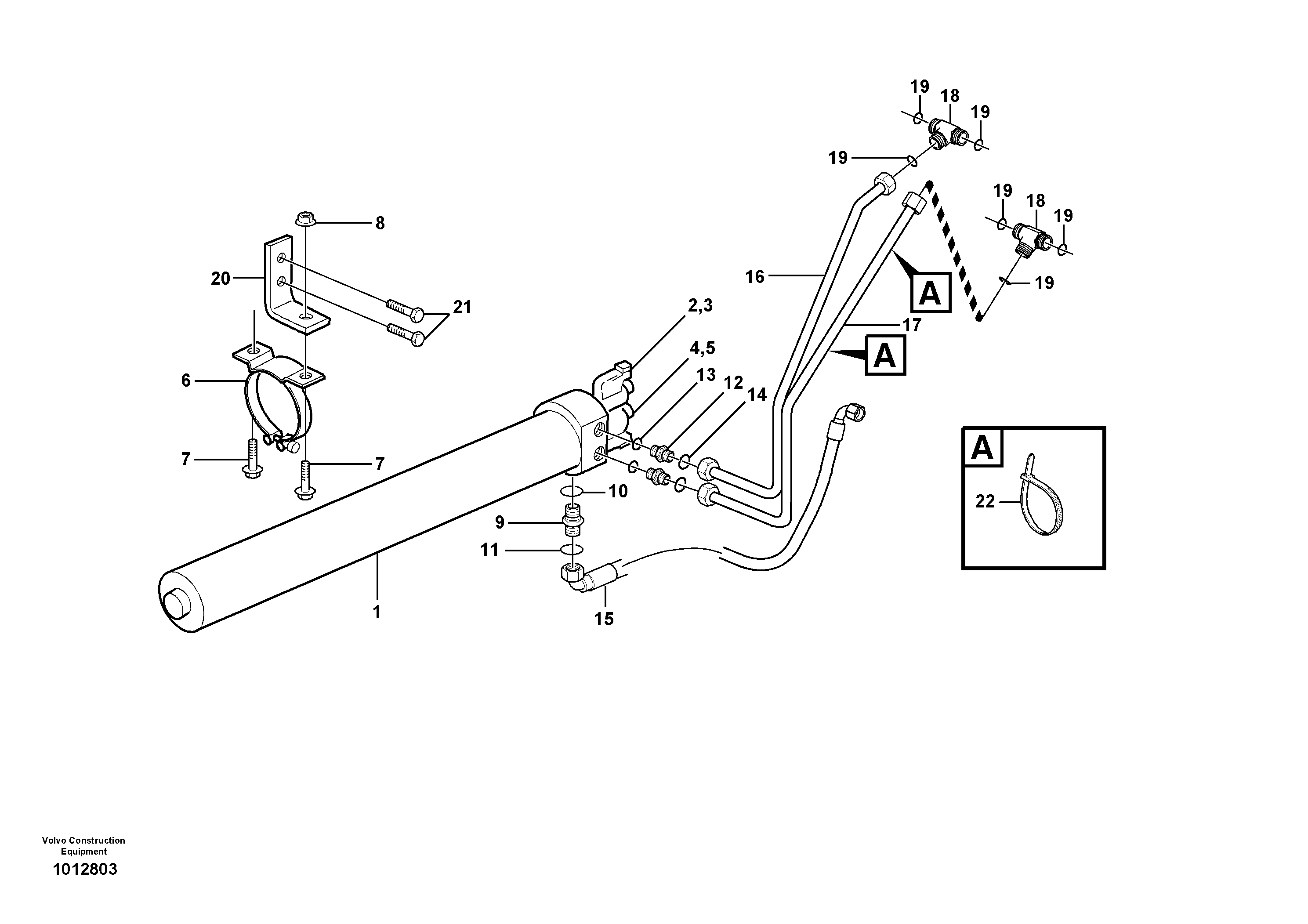 Boom suspension system  11891345 — volvo parts diagram