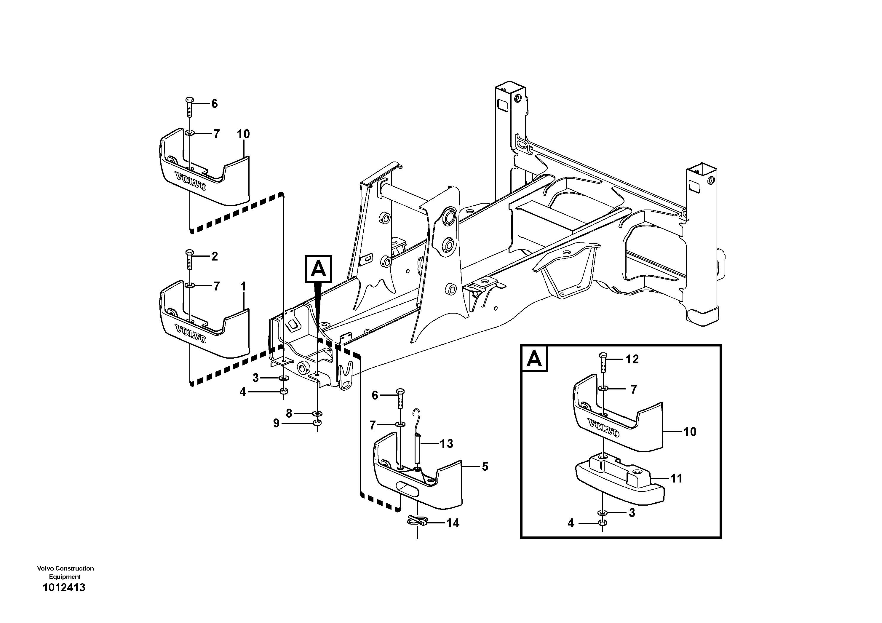 Counterweight — volvo parts diagram