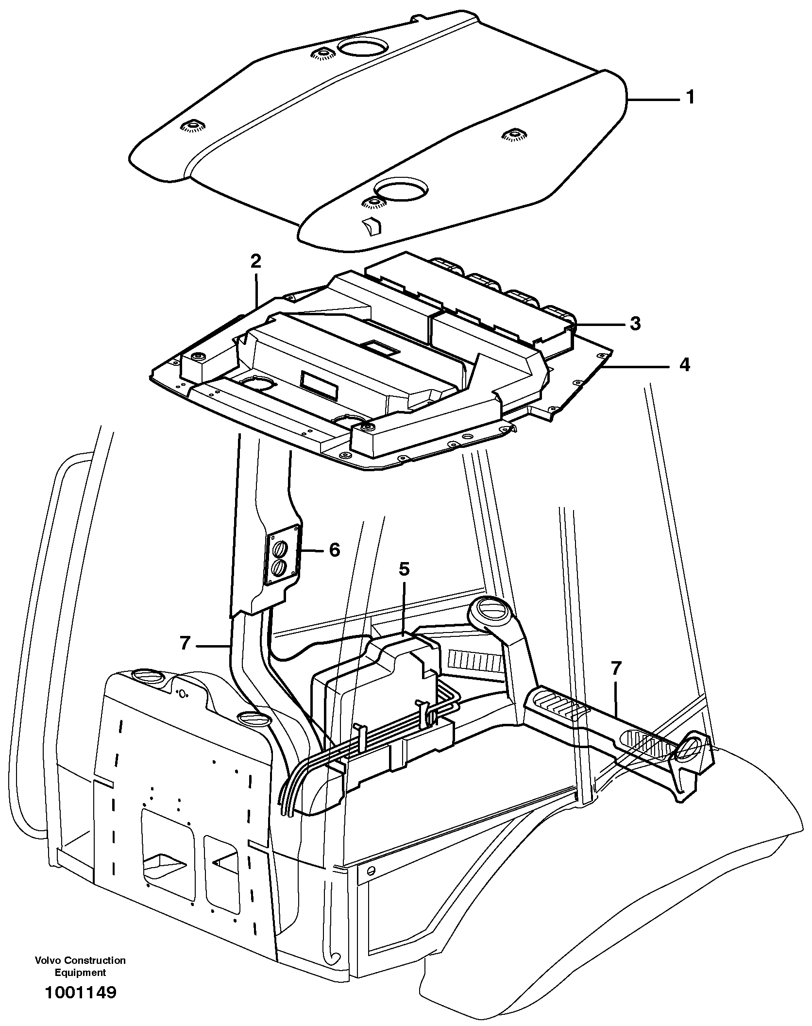 Heating system  11298204 — volvo parts diagram
