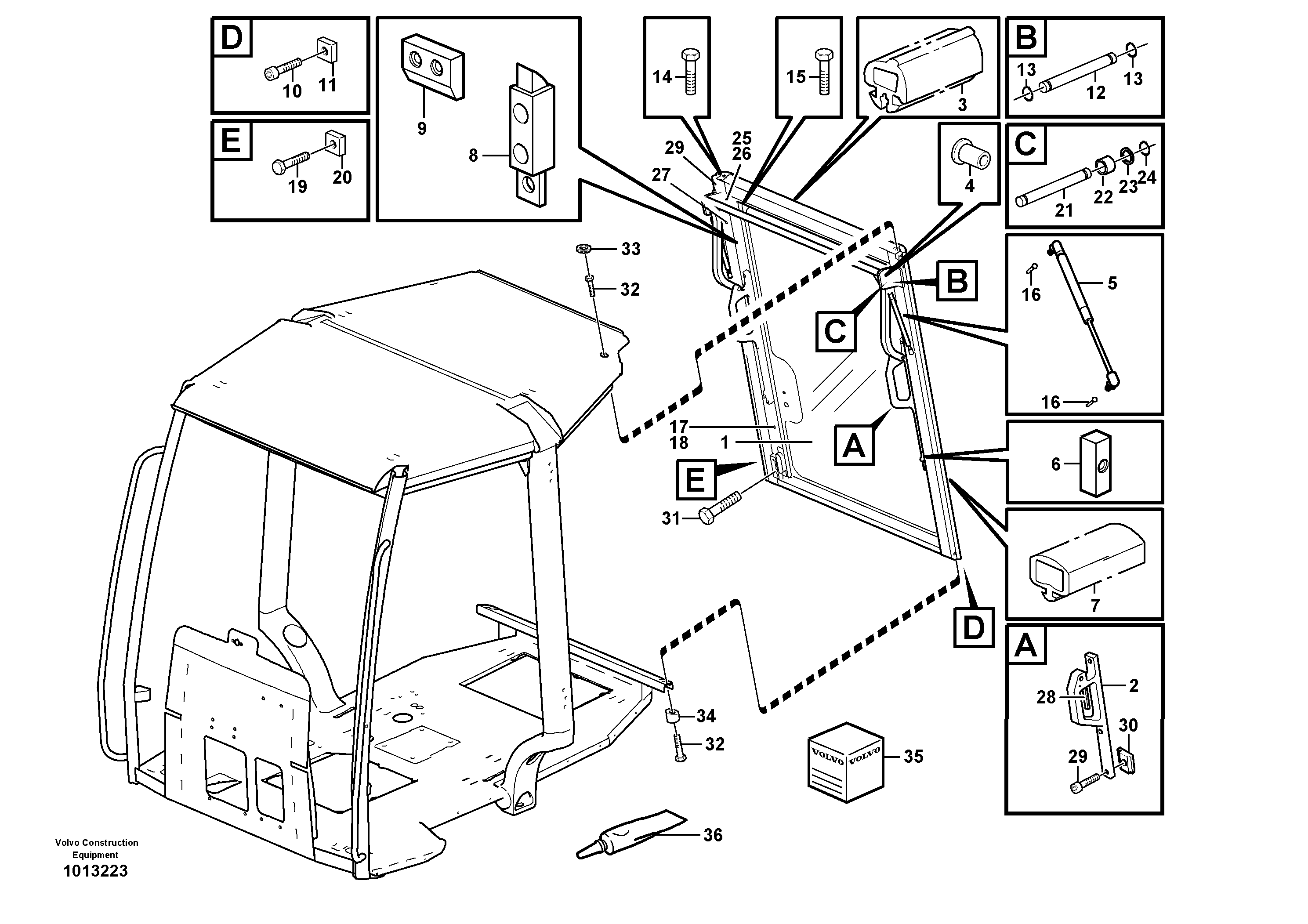 Windows  11298204 — volvo parts diagram