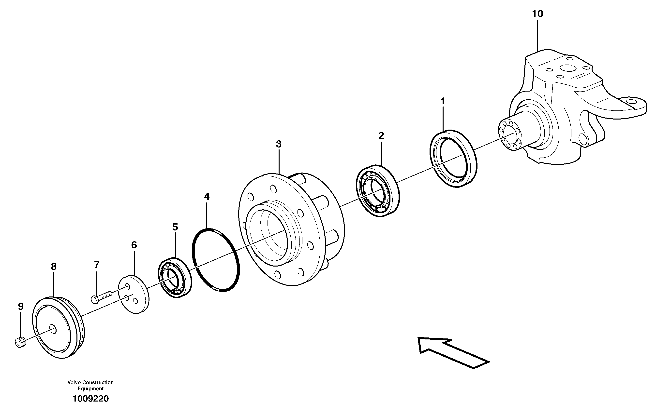 Wheel hub  11891306 — volvo parts diagram
