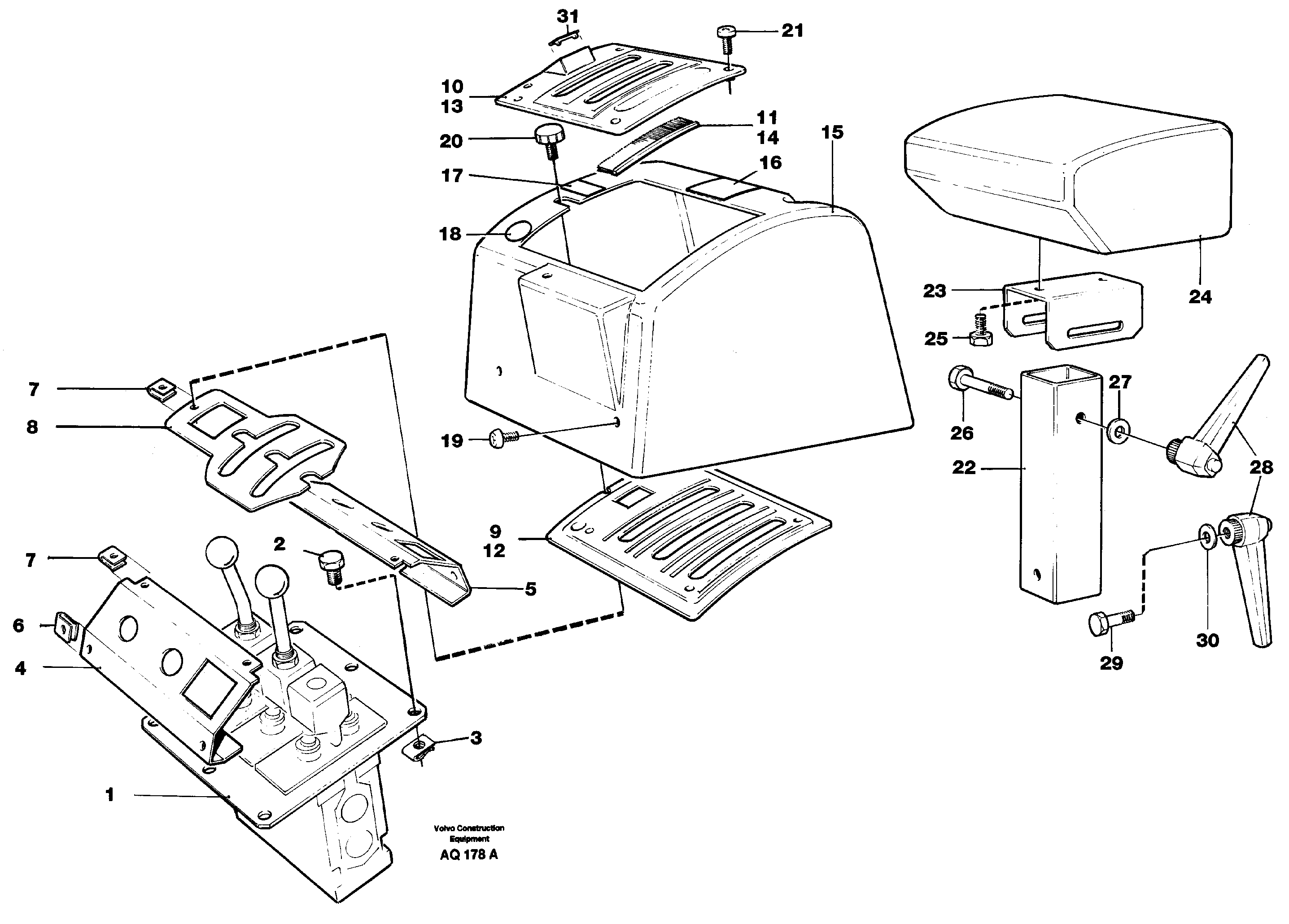 Servo valve with fitting parts — volvo parts diagram
