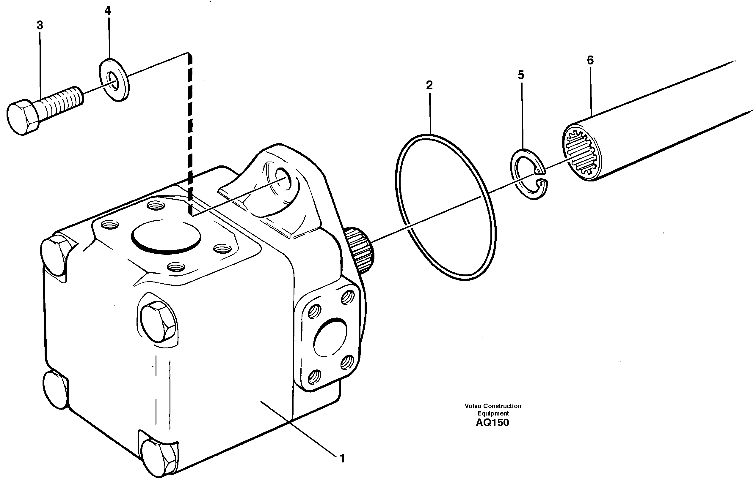 Hydraulic - oil pump Assembly — volvo parts diagram