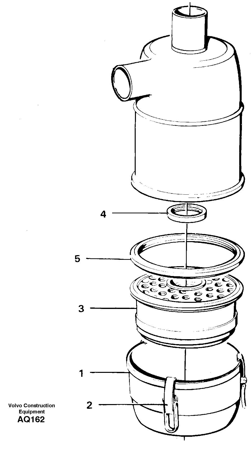 Air filter  92038 — volvo parts diagram