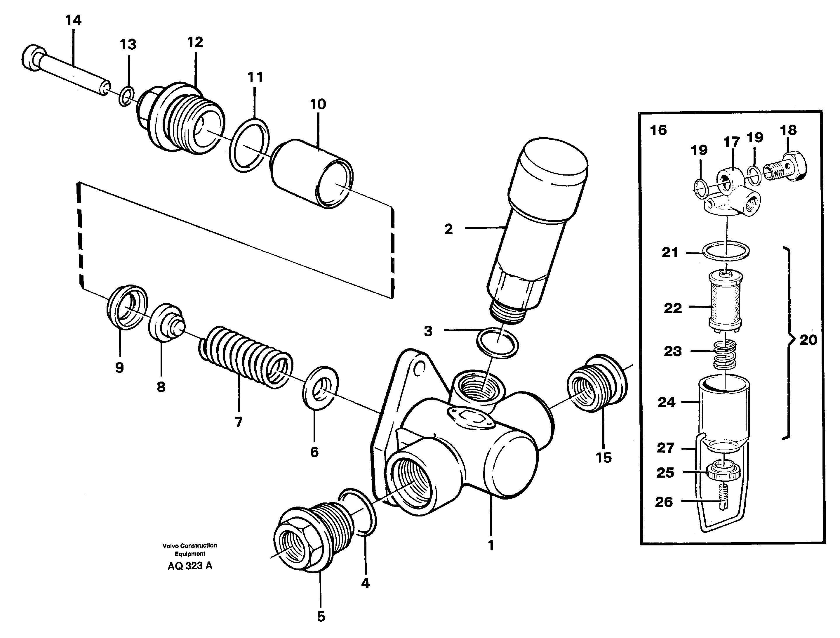Feed pump — volvo parts diagram