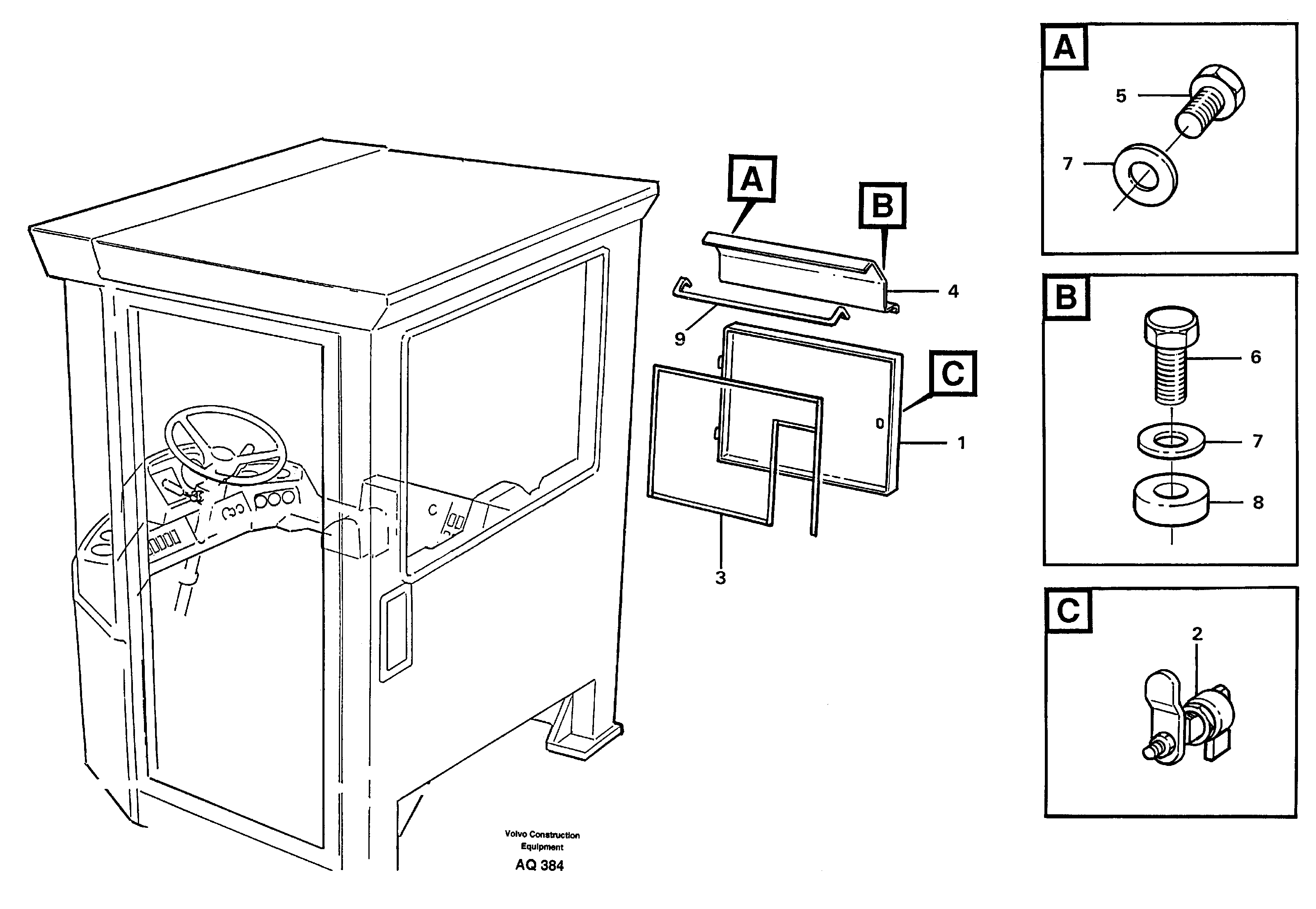 Hatch  93505 — volvo parts diagram