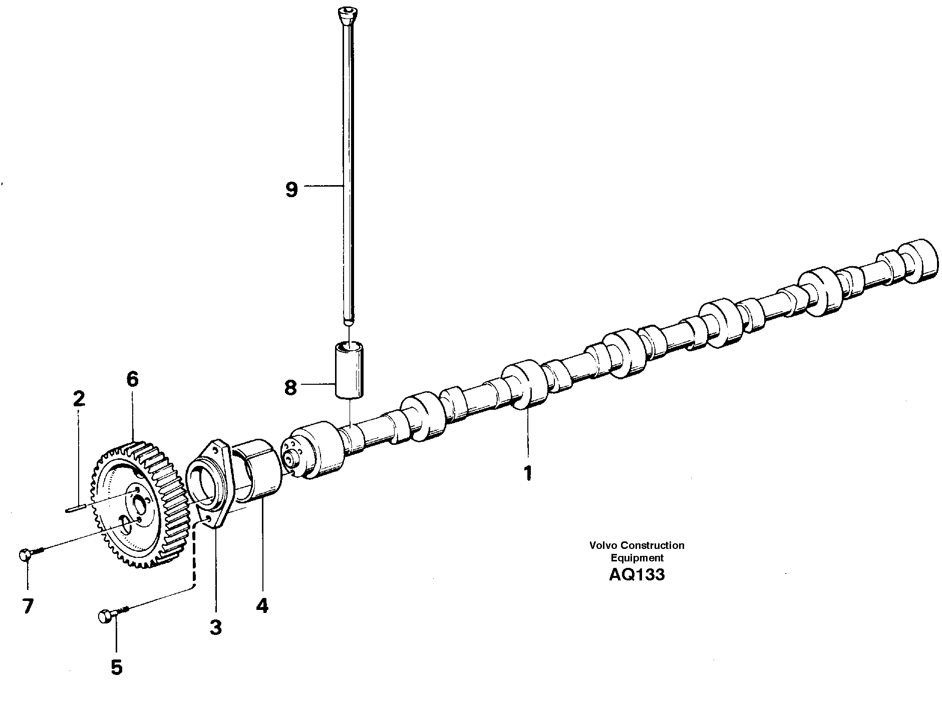 Camshaft — volvo parts diagram