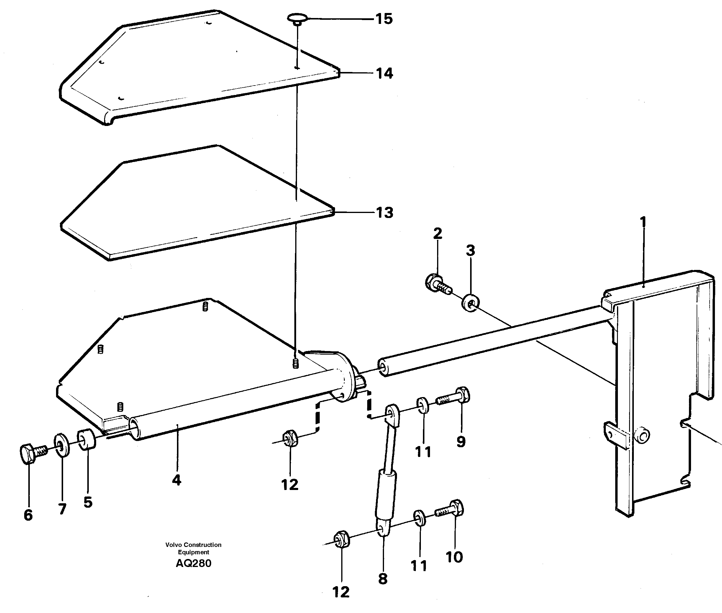 Instructor's seat  91988 — volvo parts diagram