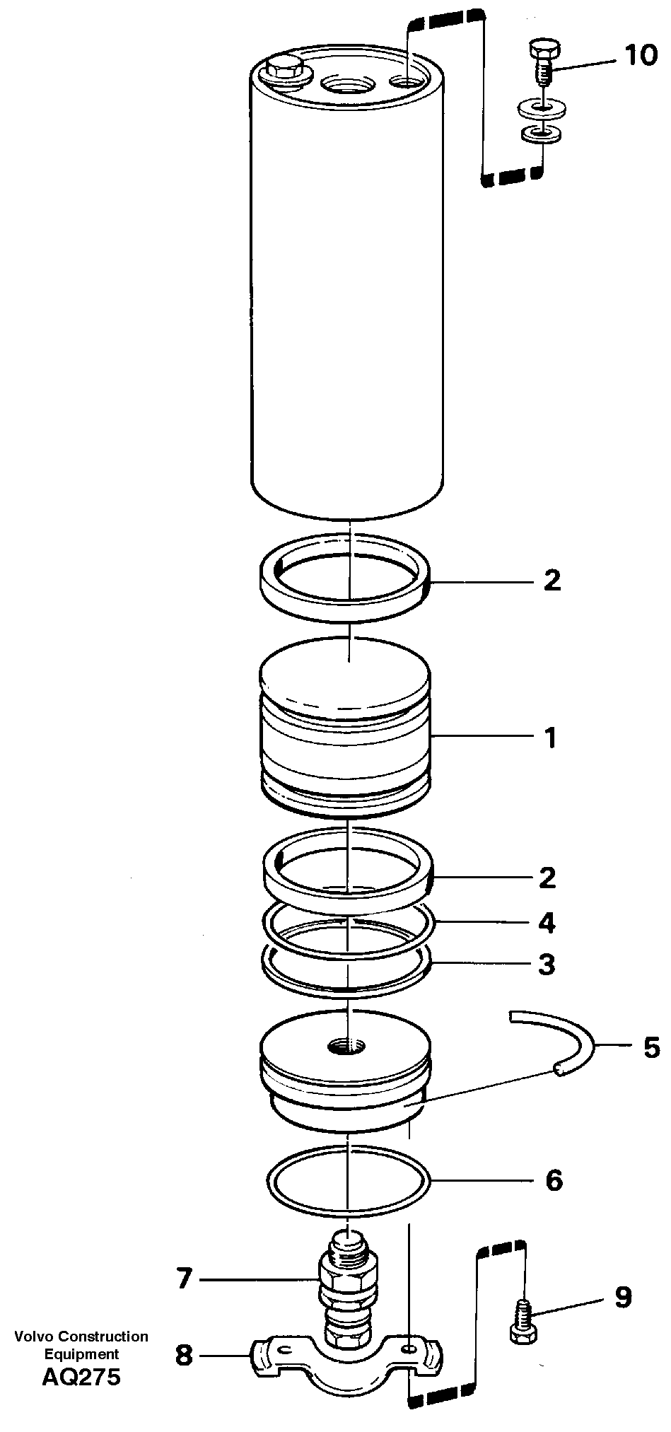 Accumulator  94550 — volvo parts diagram
