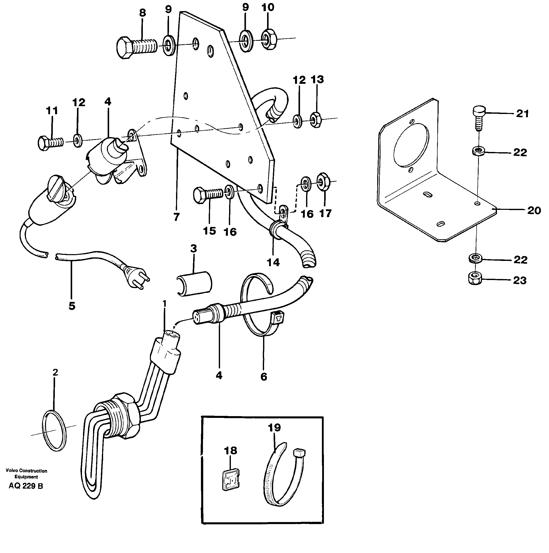 Engine heater  92025,90706 — volvo parts diagram