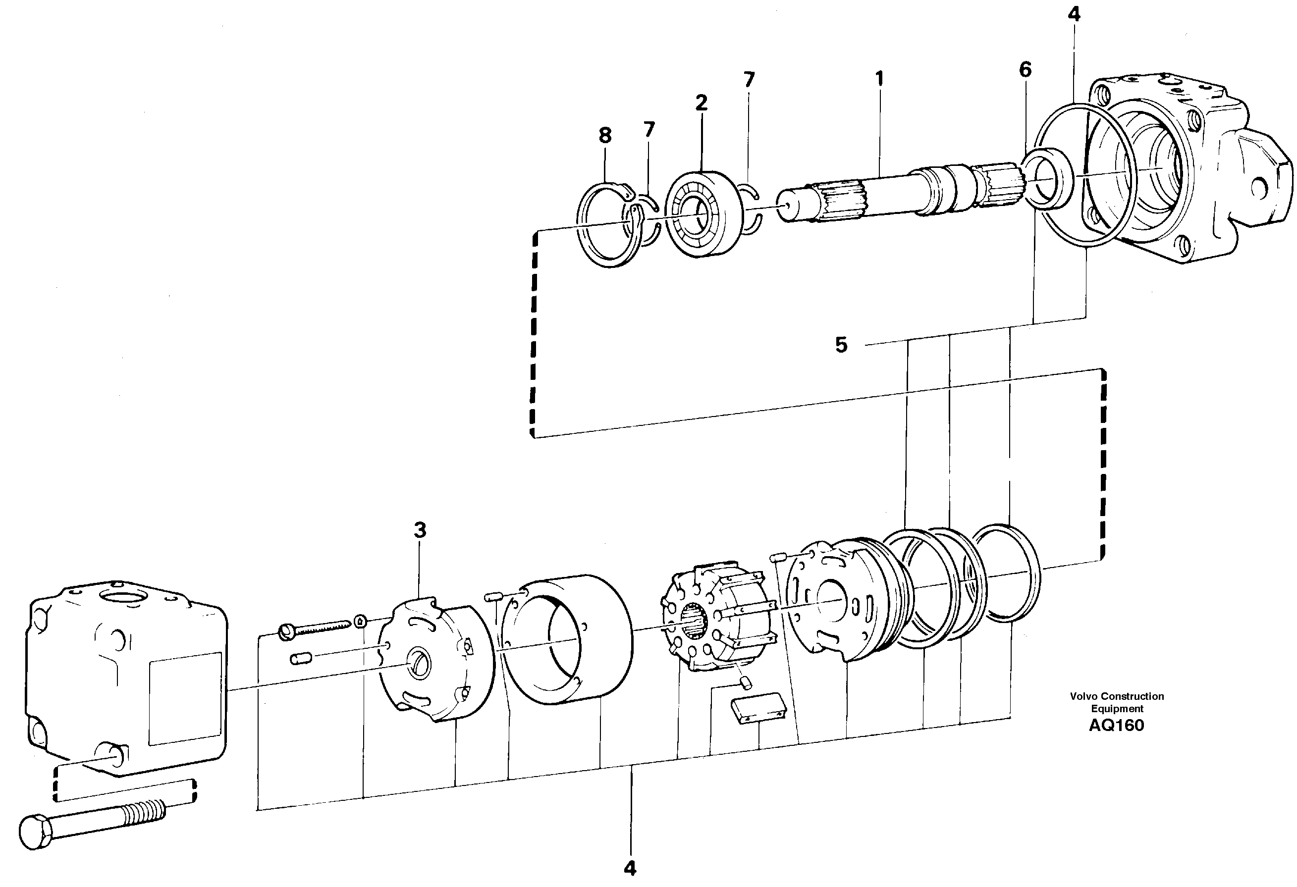 Hydraulic pump — volvo parts diagram