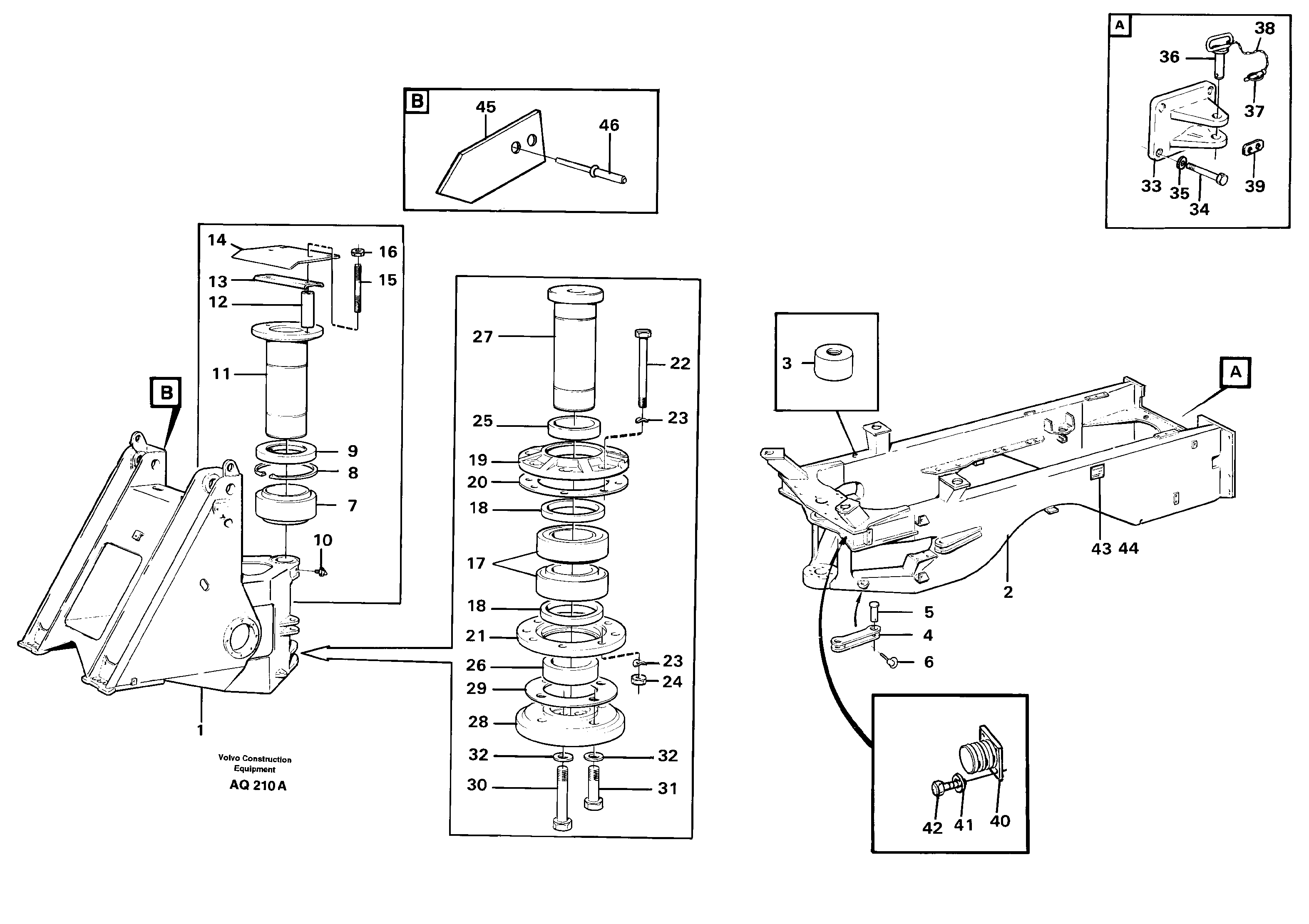 Frame — volvo parts diagram