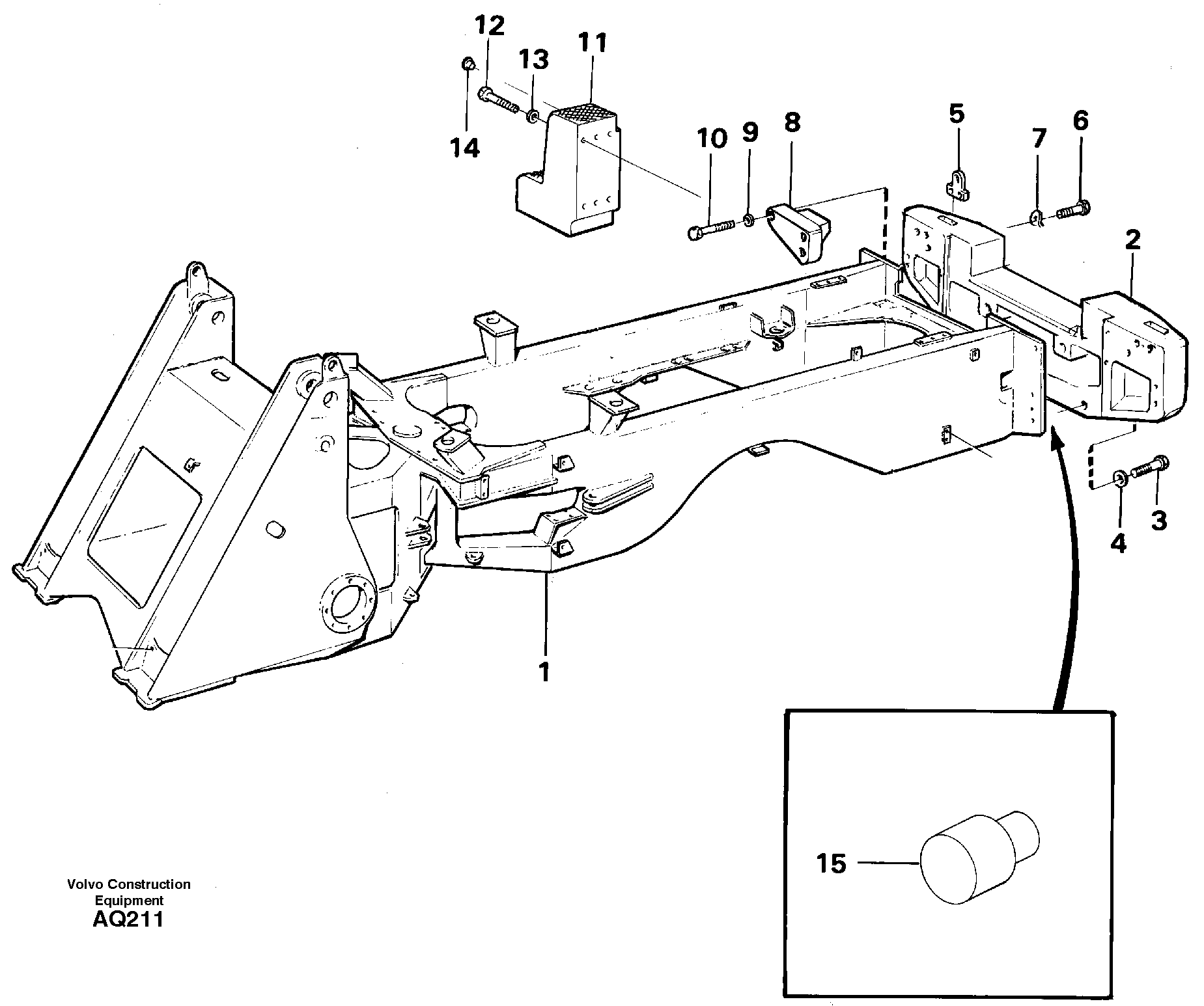Counterweight — volvo parts diagram