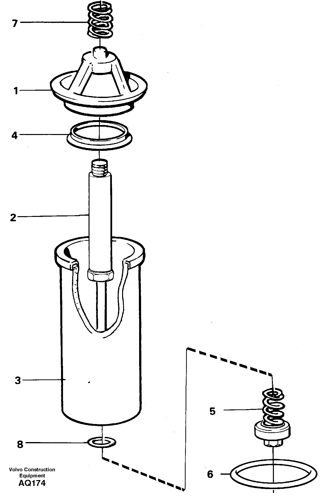 Oil filter — volvo parts diagram