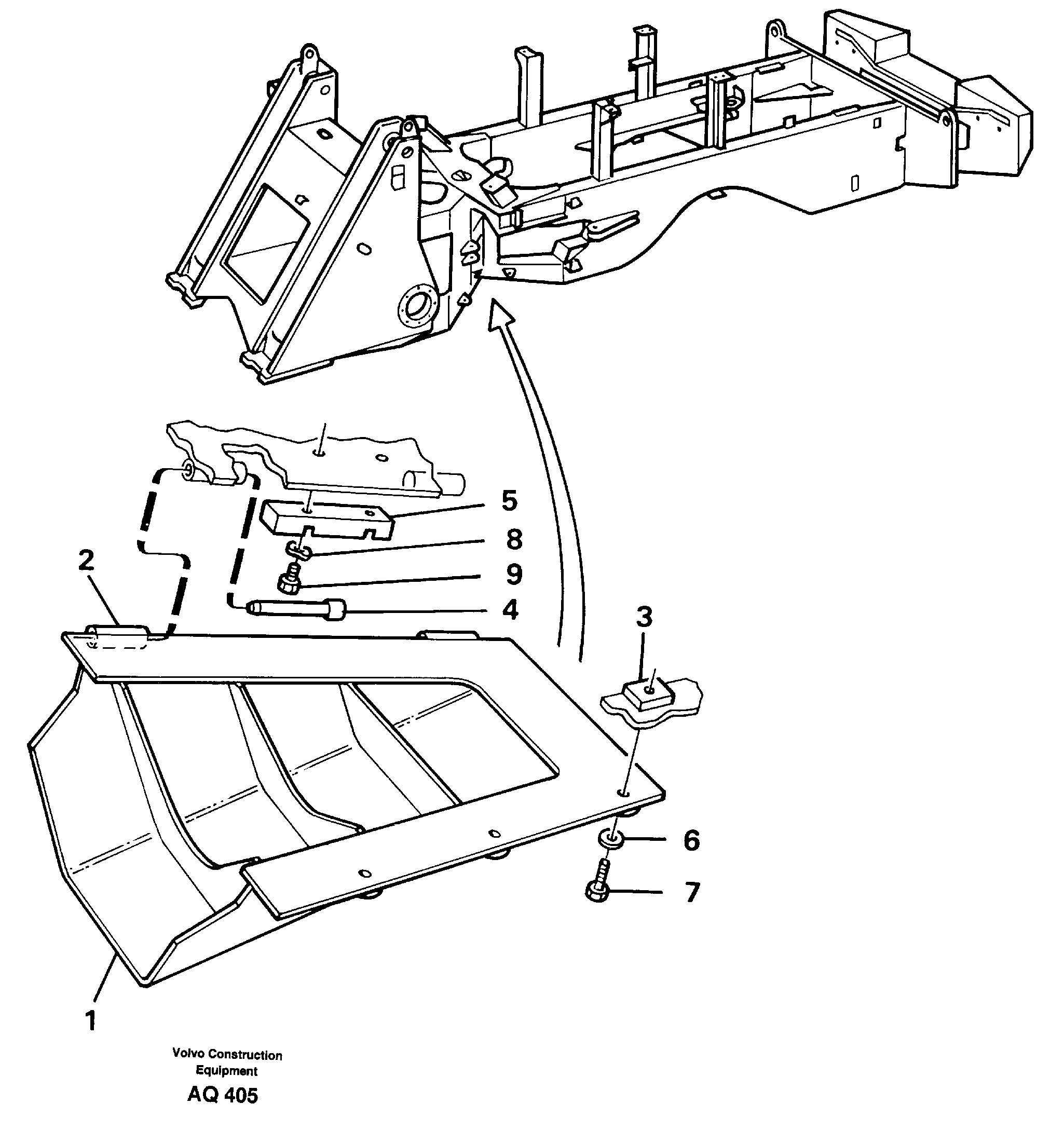 Bottom-guard plates  92567 — volvo parts diagram