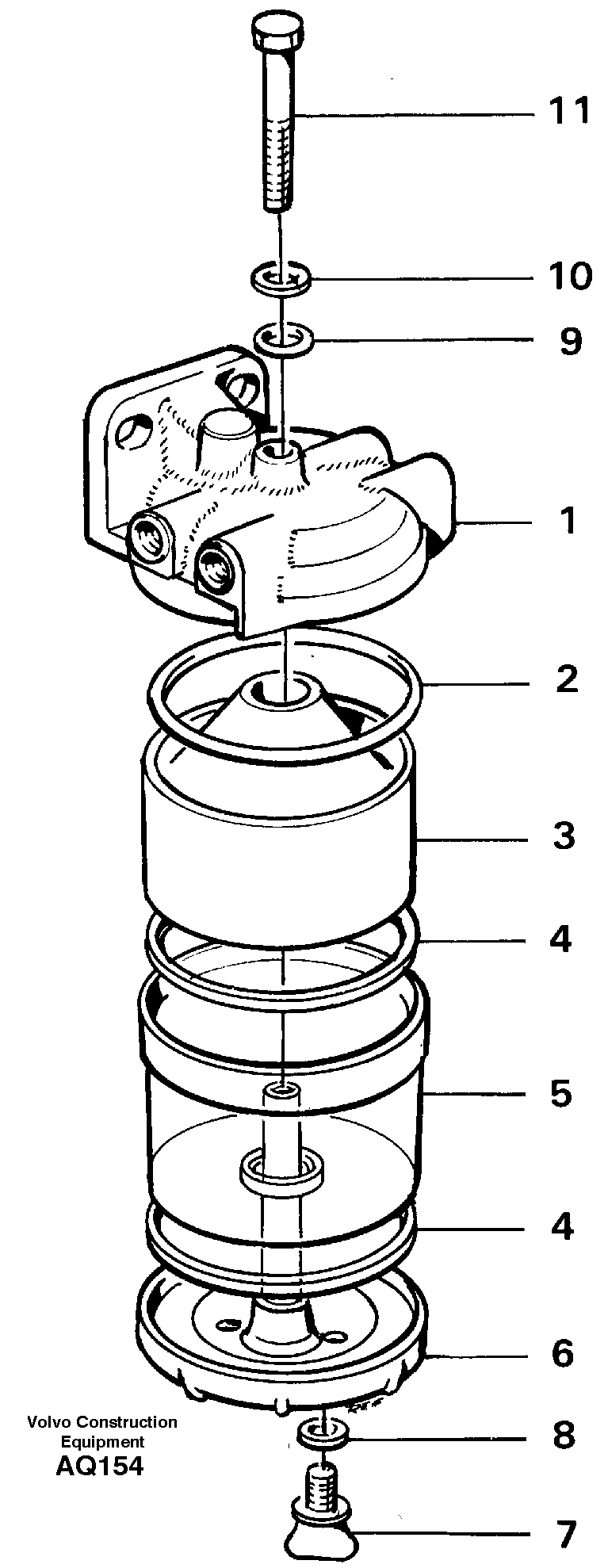 Slurry separator — volvo parts diagram