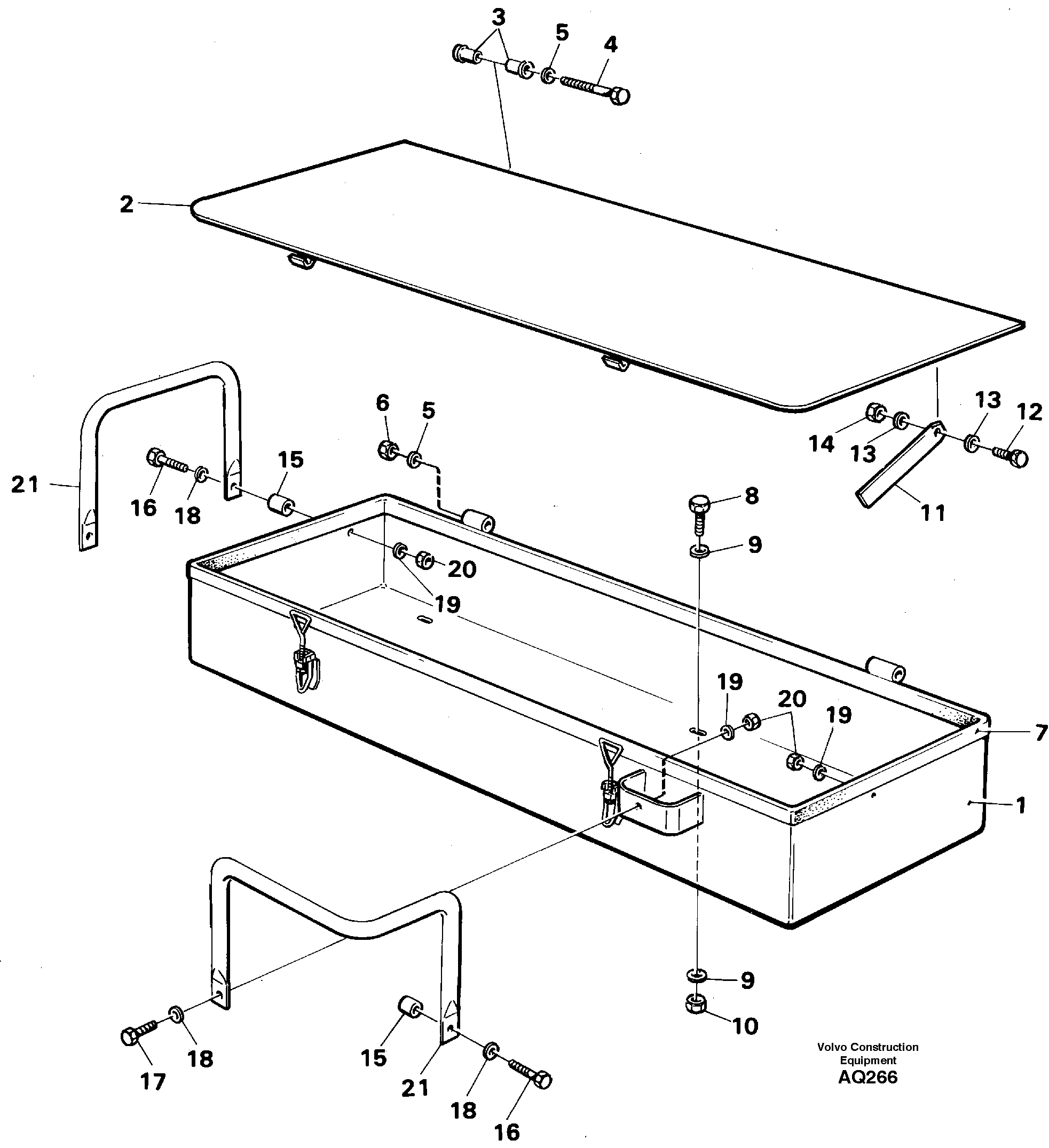 Toolbox  91837 — volvo parts diagram