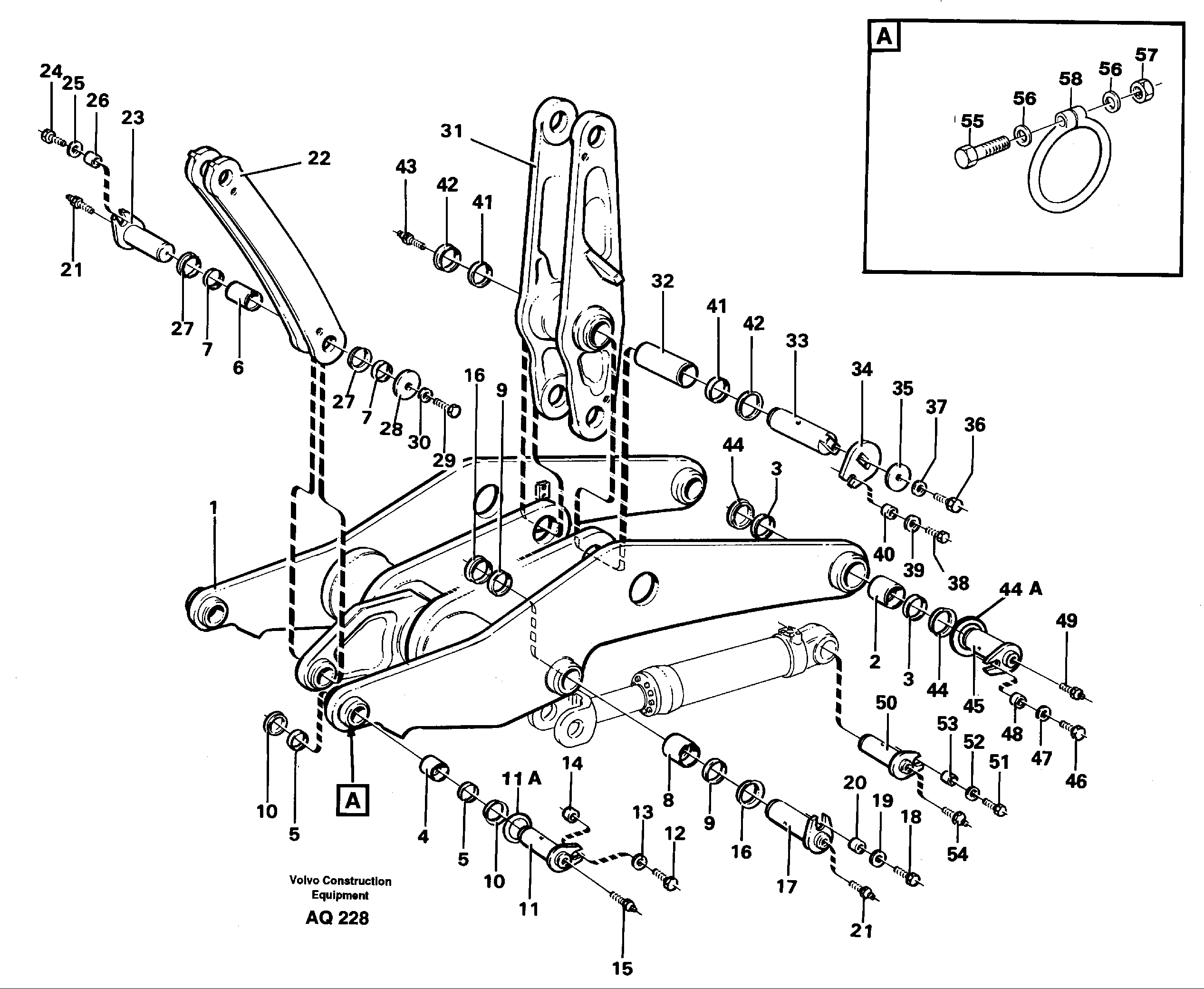 Lifting unit.  33337, 93432, 80158, 33348, 33352, 33354, — volvo parts diagram
